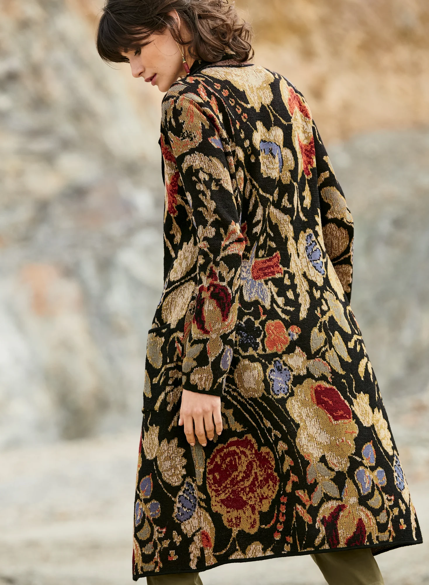 Cloisonne Knit Coat - Image 2