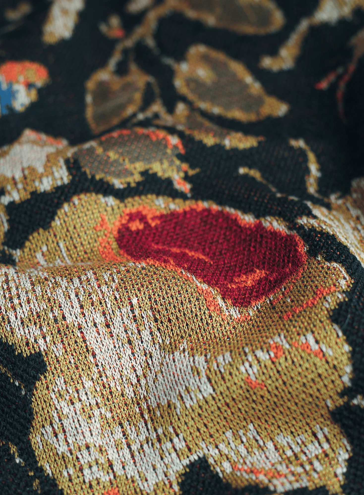 Cloisonné Knit Coat - Image 3