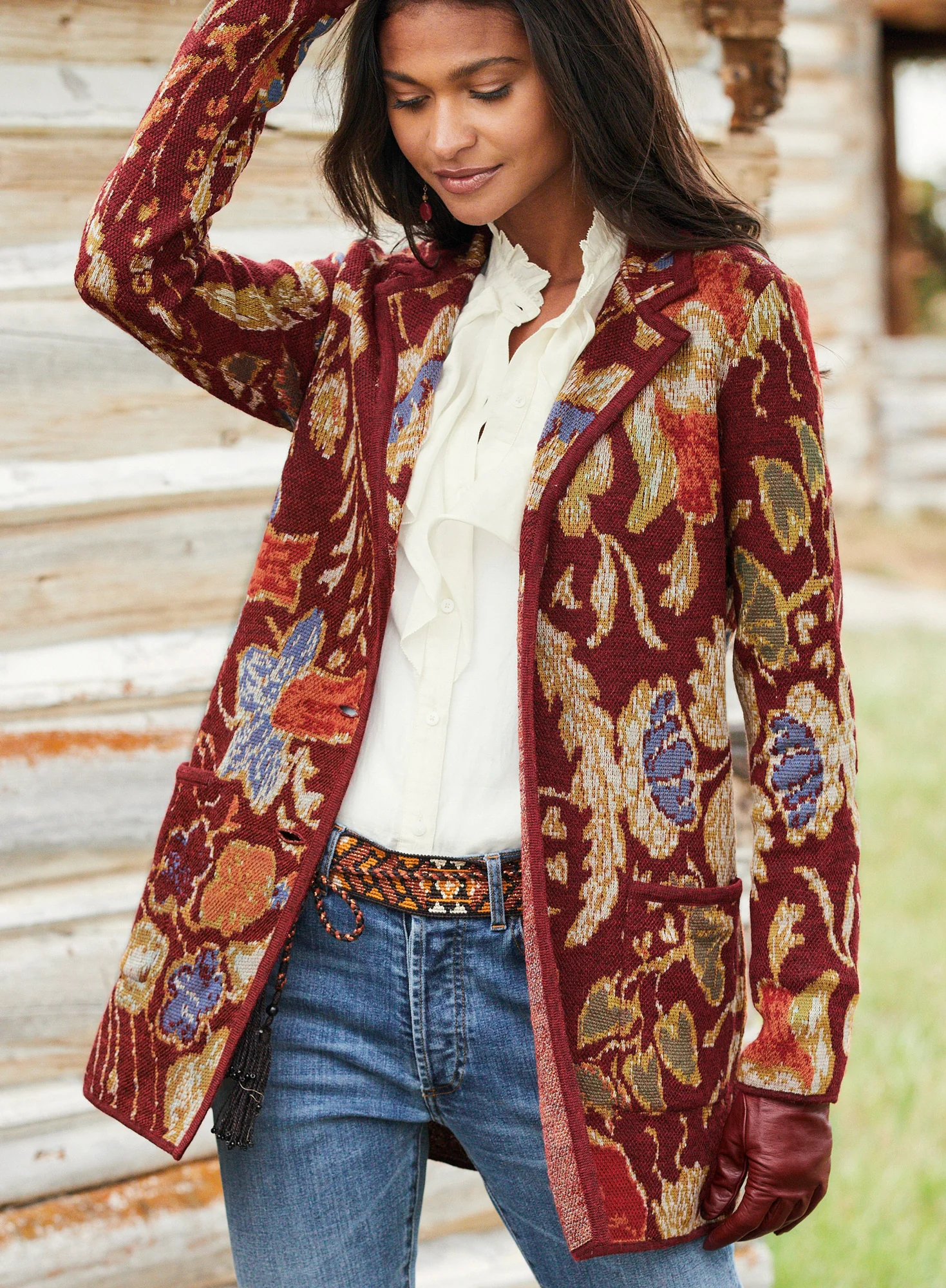 Cloisonne Knit Jacket - Image 5