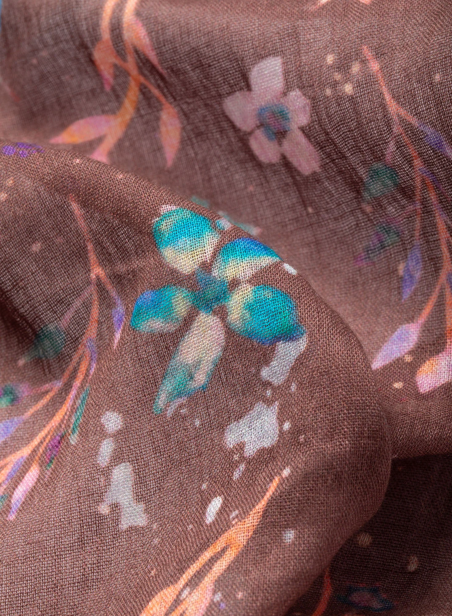 Cocoa Floral Bandana - Image 2