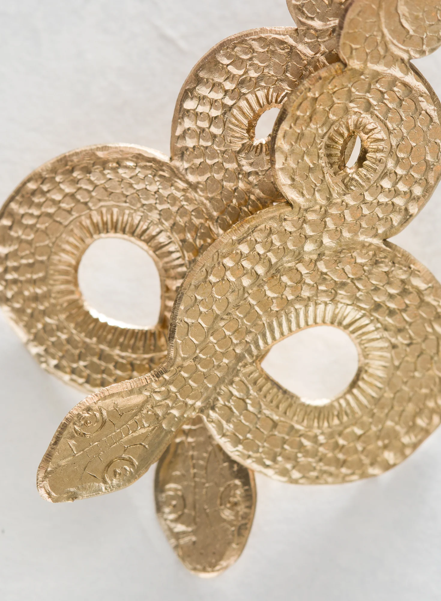 Coiled Serpent Earrings - Image 2