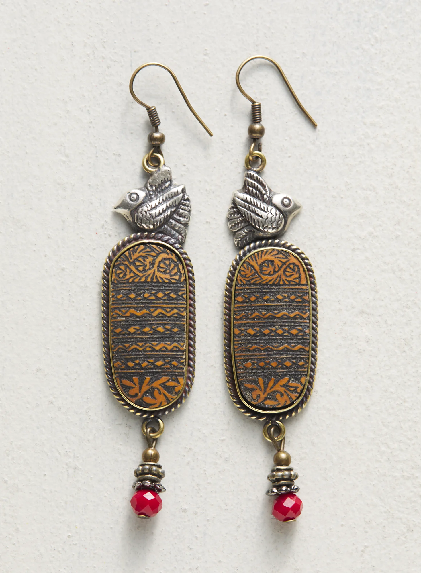 Colonial Bird Earrings