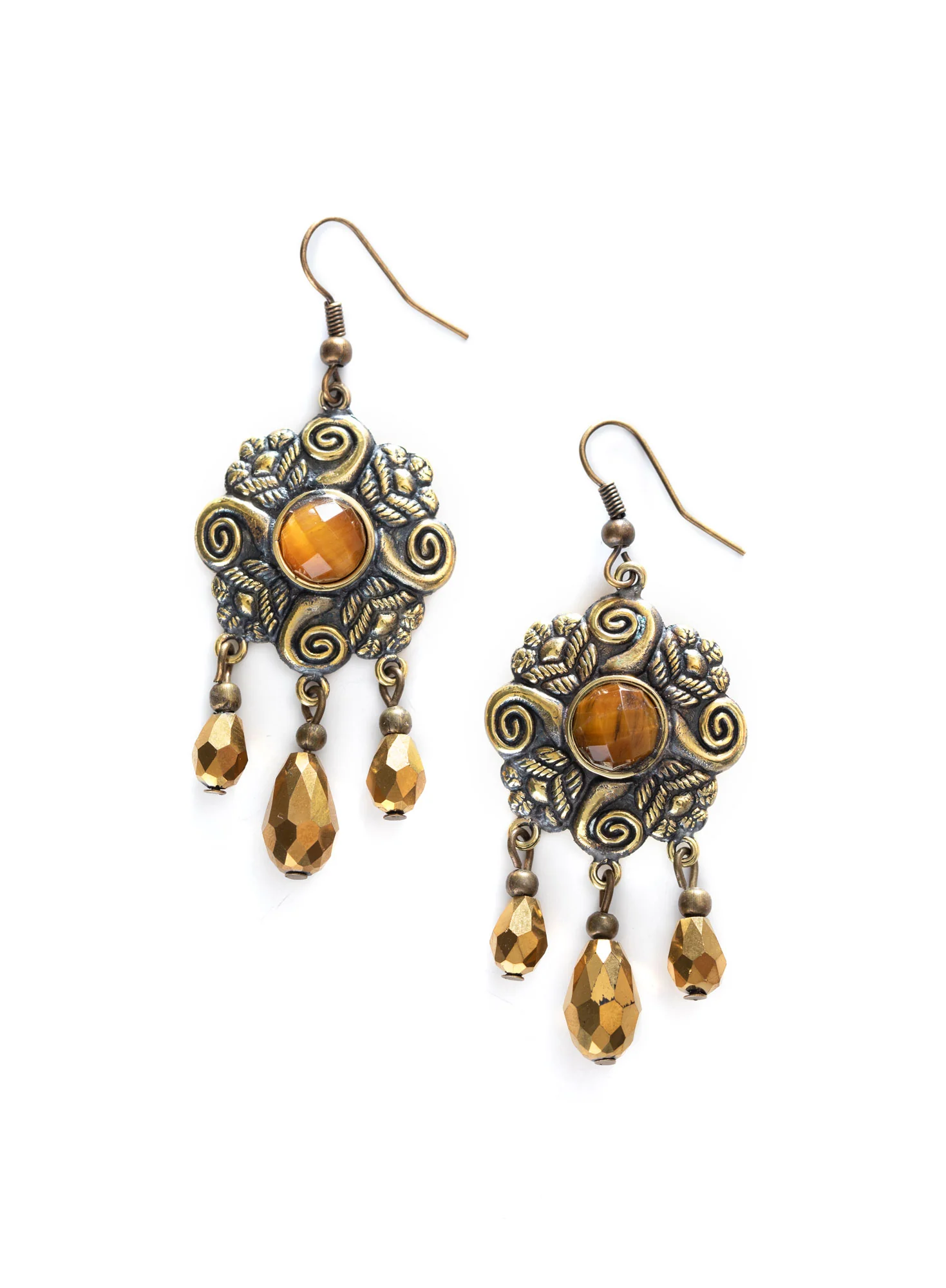 Colonial Rose Earrings