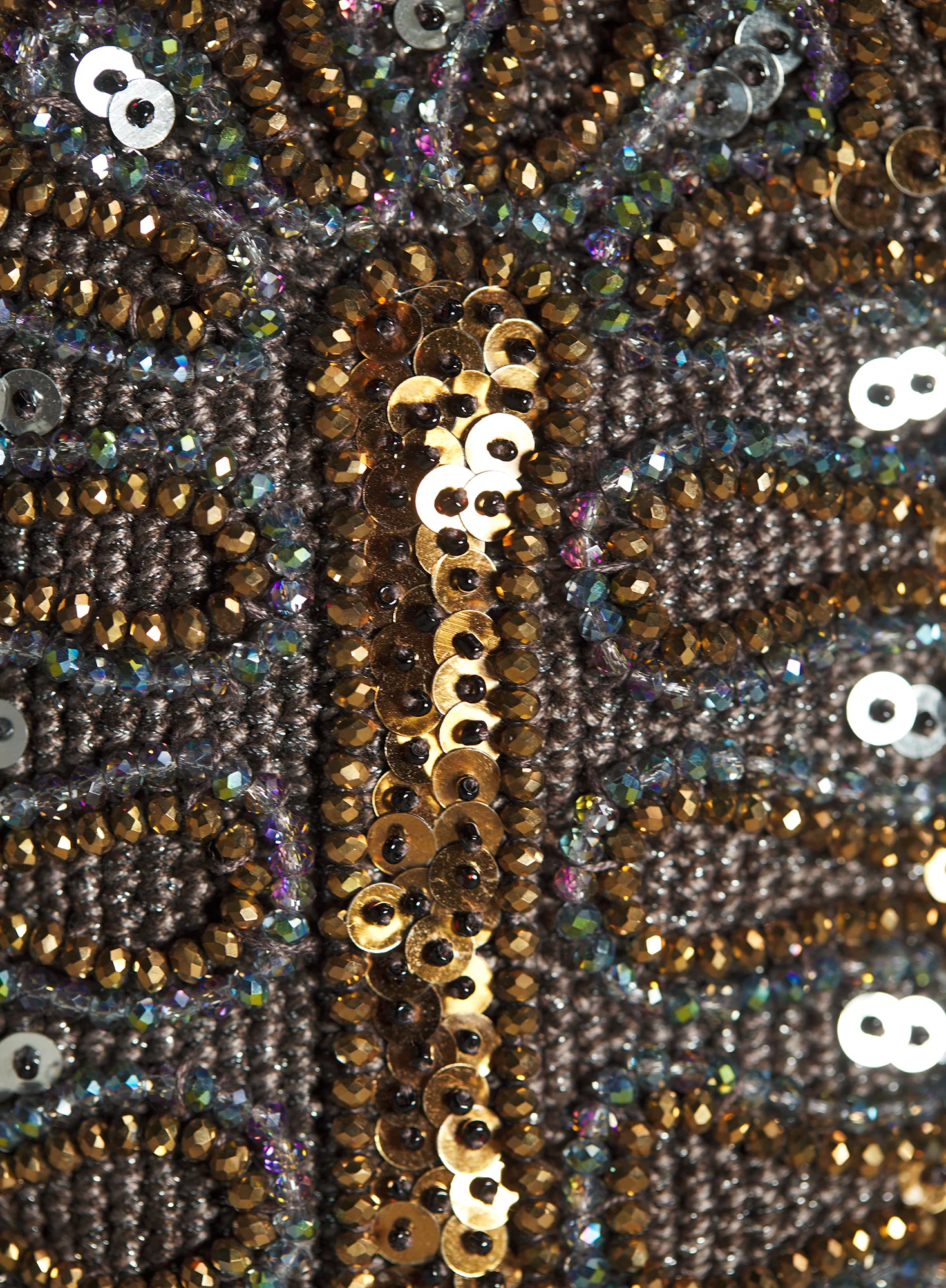 Copper Bead Crochet Bag - Image 2
