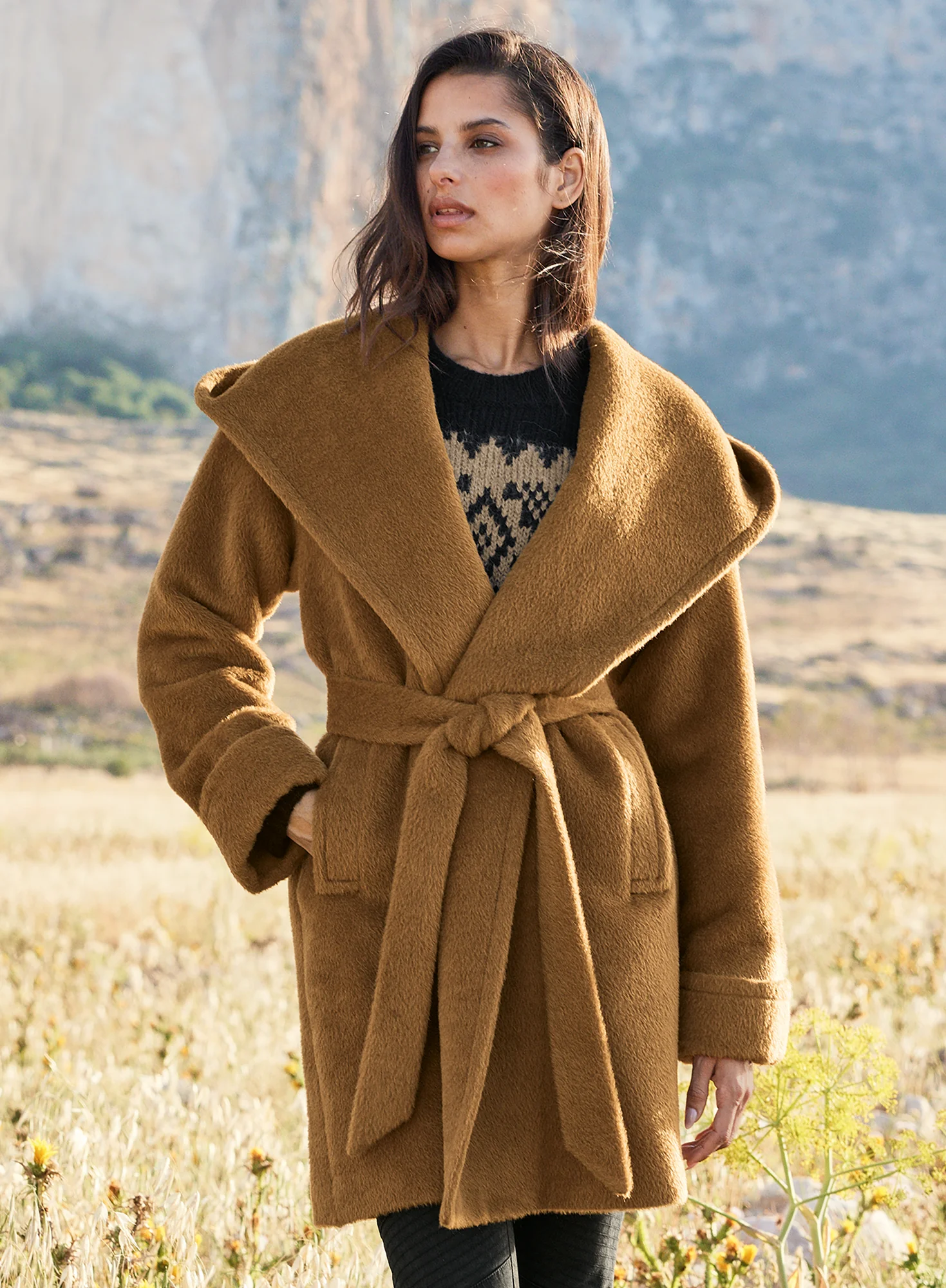 Cortina Wrap Coat - Image 6