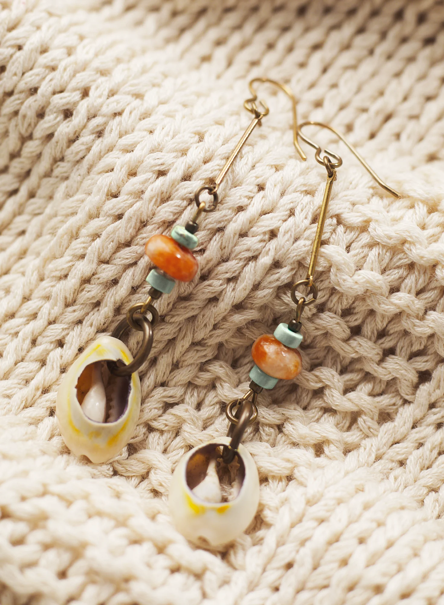 Cowrie Shell Earrings