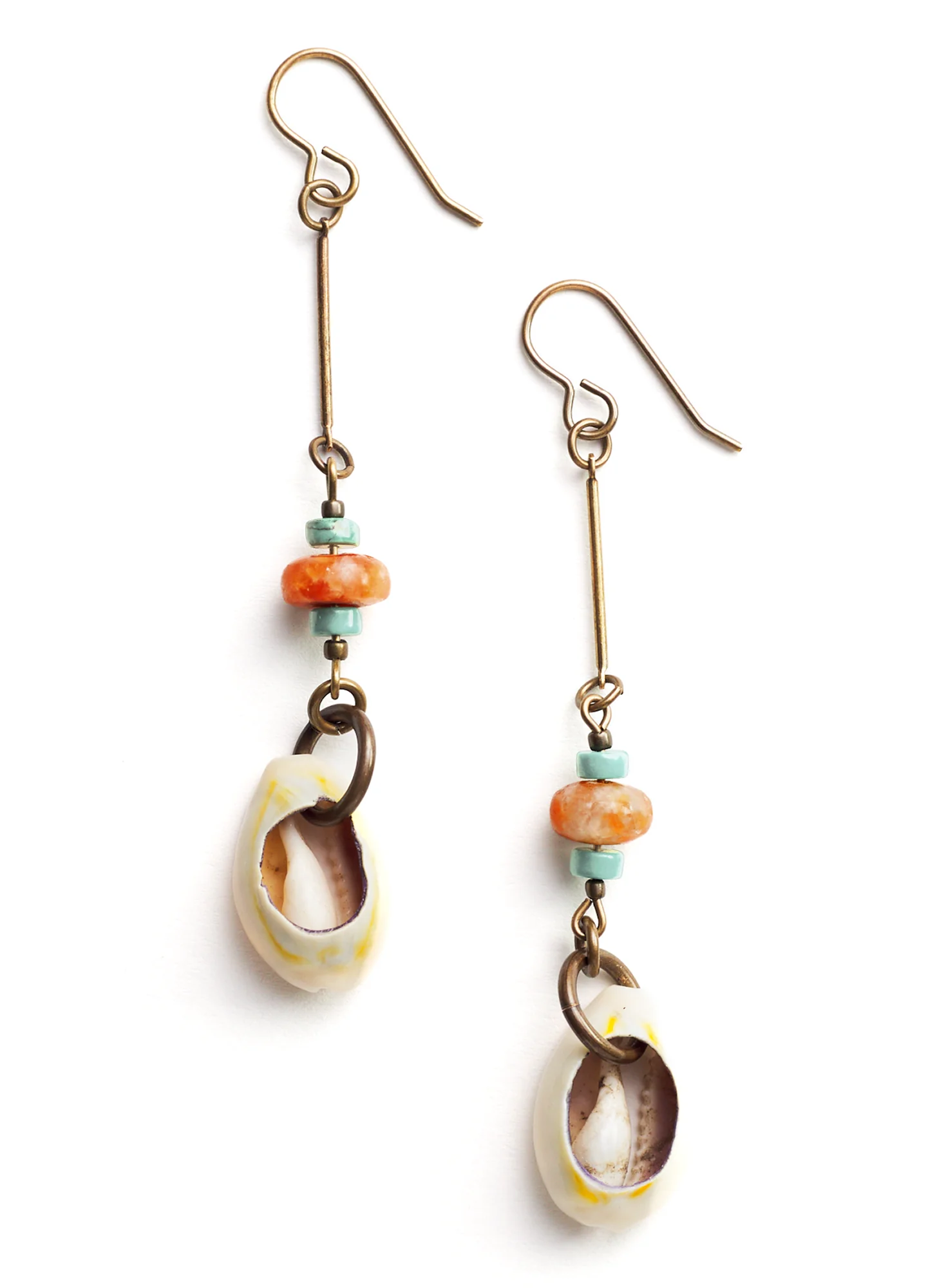 Cowrie Shell Earrings - Image 2