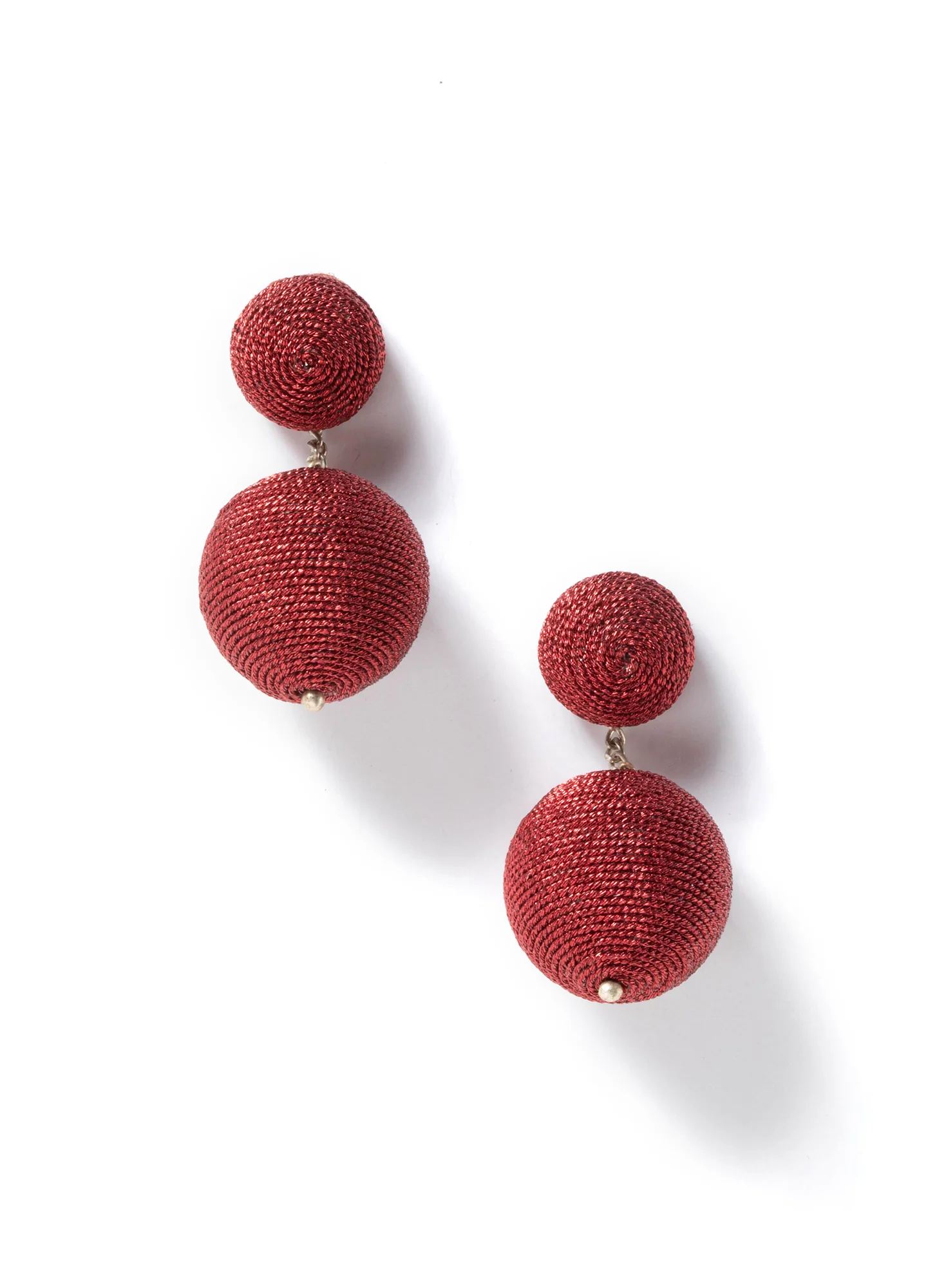 Cranberry Drop Earrings