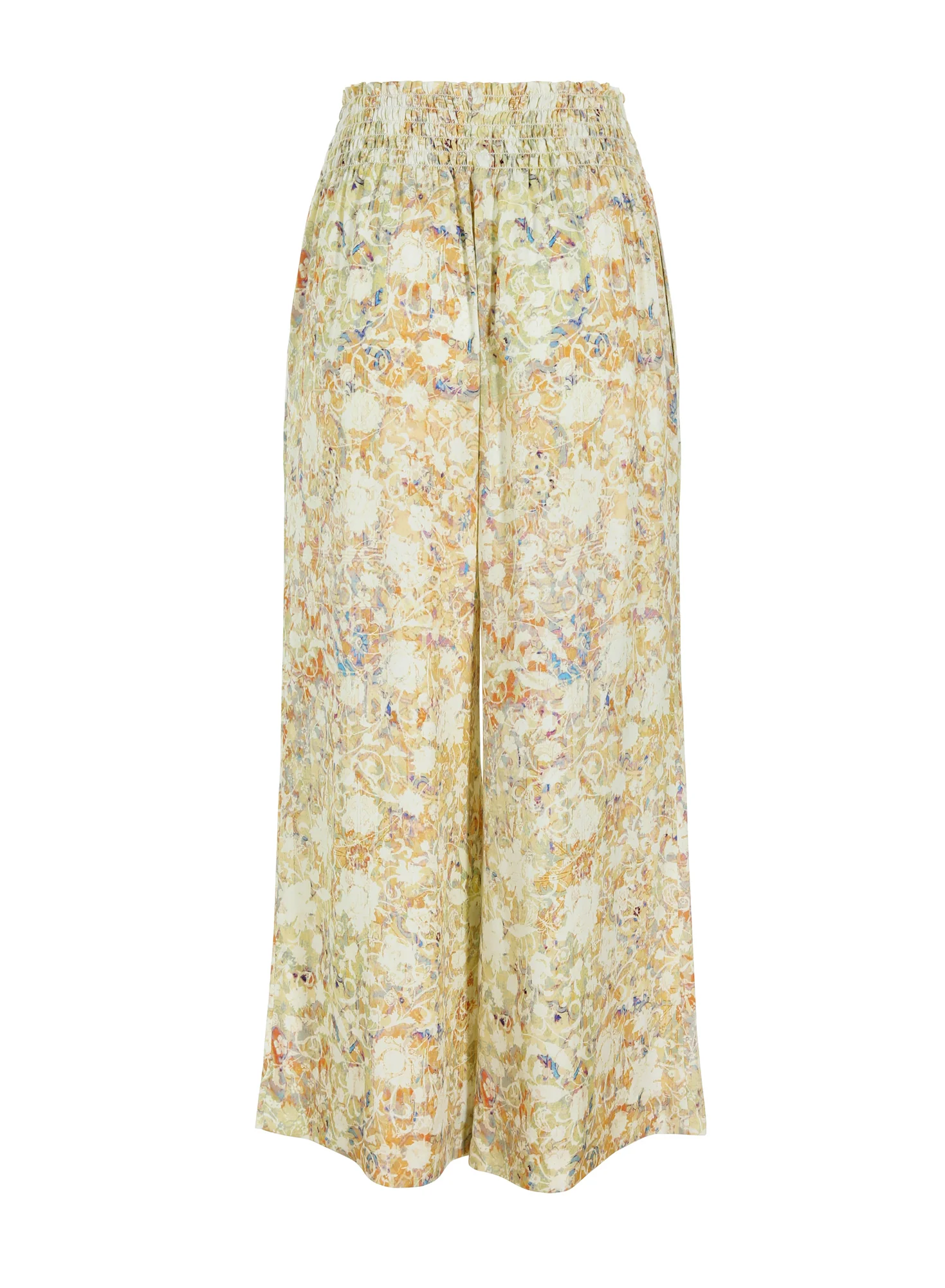 Cropped Floral Palazzo Pants - Image 5