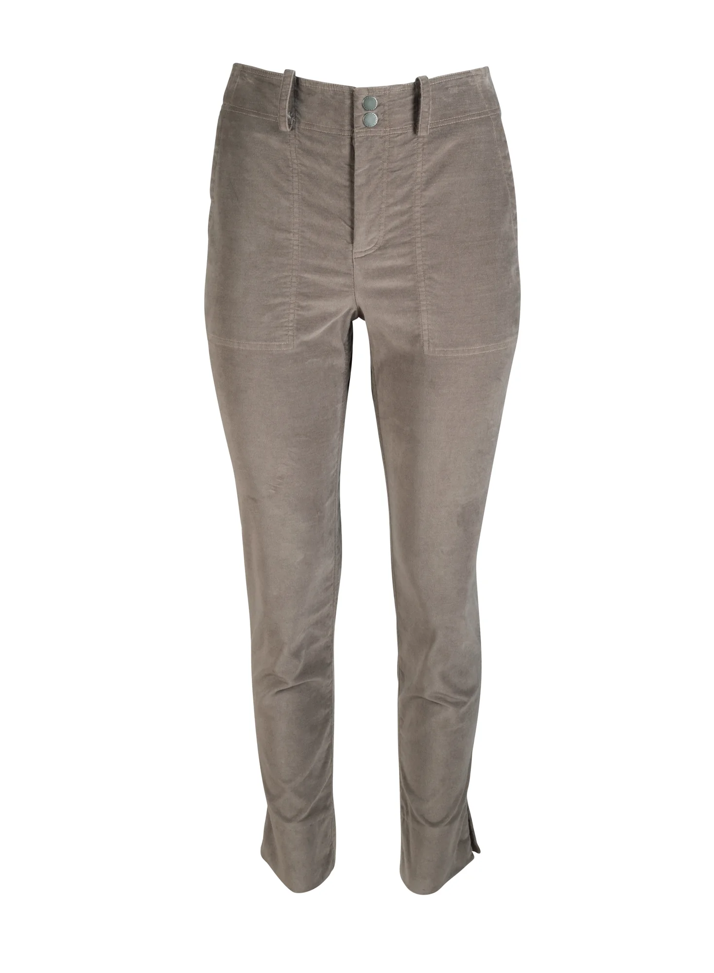Cropped Velveteen Pants - Image 2
