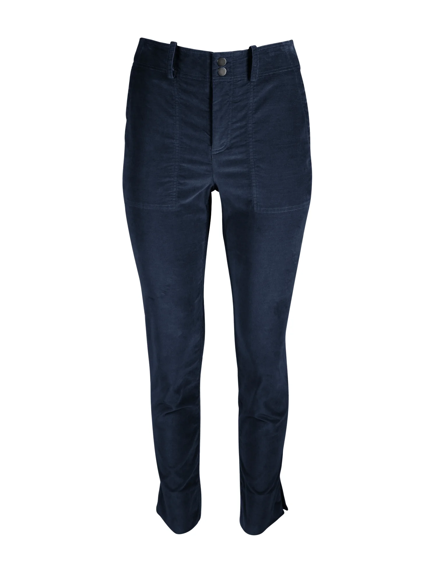 Cropped Velveteen Pants