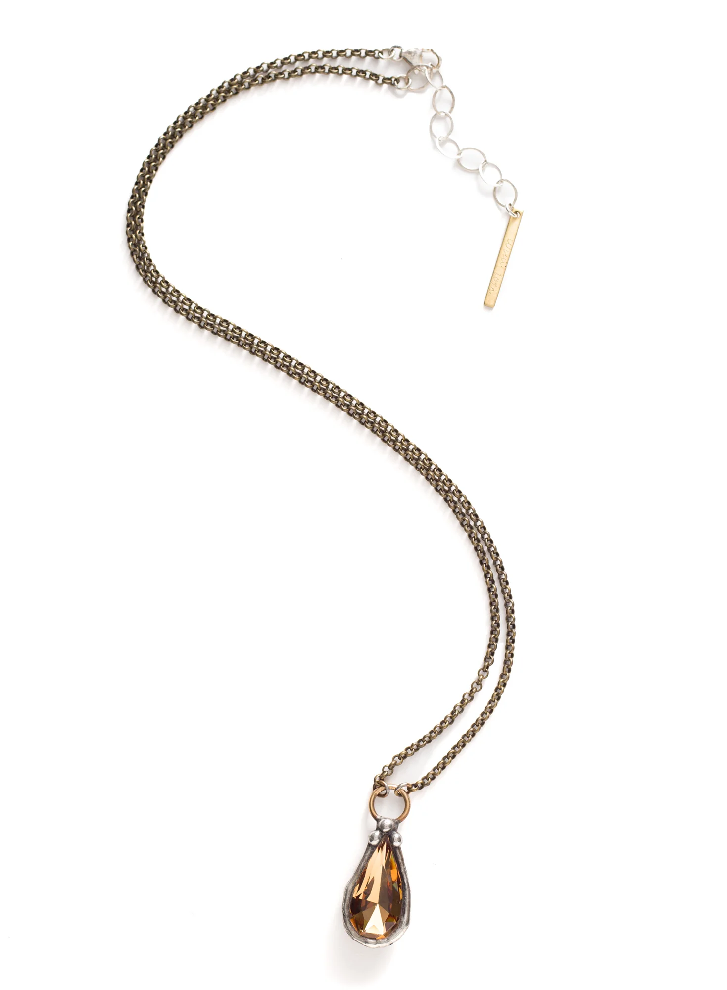 Crystal Teardrop Necklace