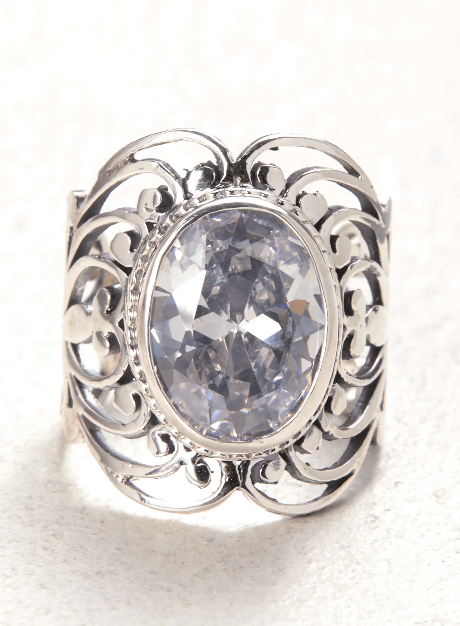 Crystalline Cocktail Ring - Image 3