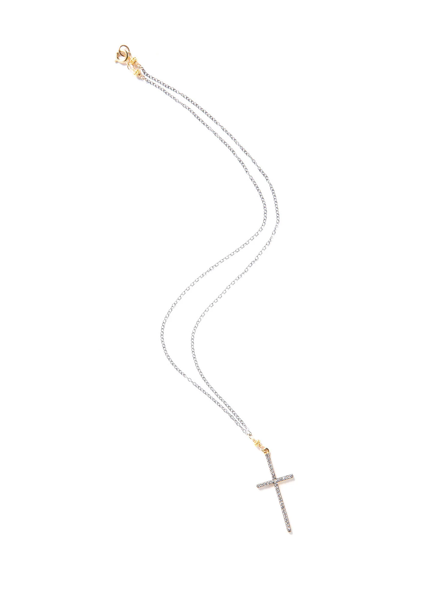 Crystalline Cross Necklace