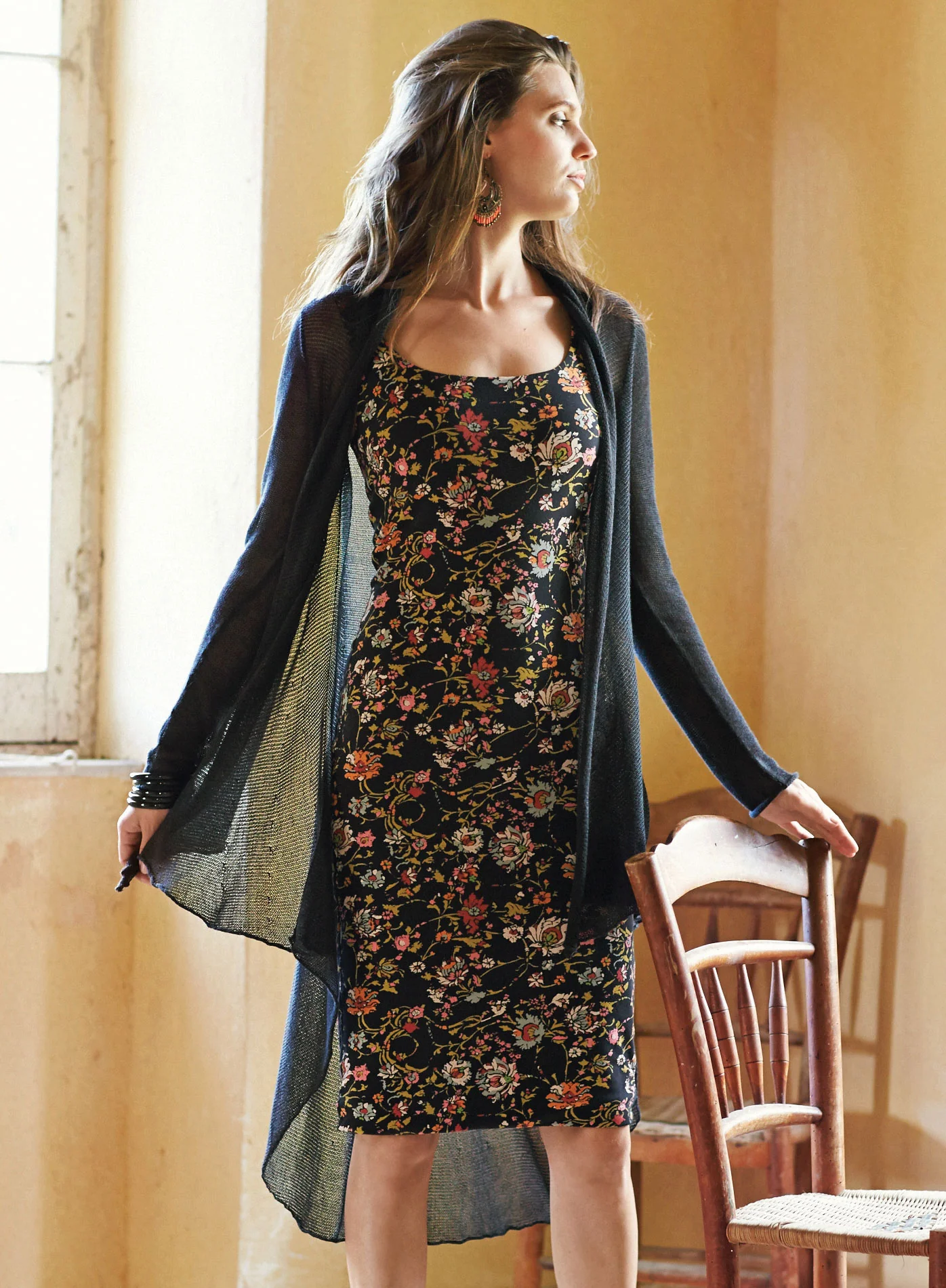 Cutaway Cardigan