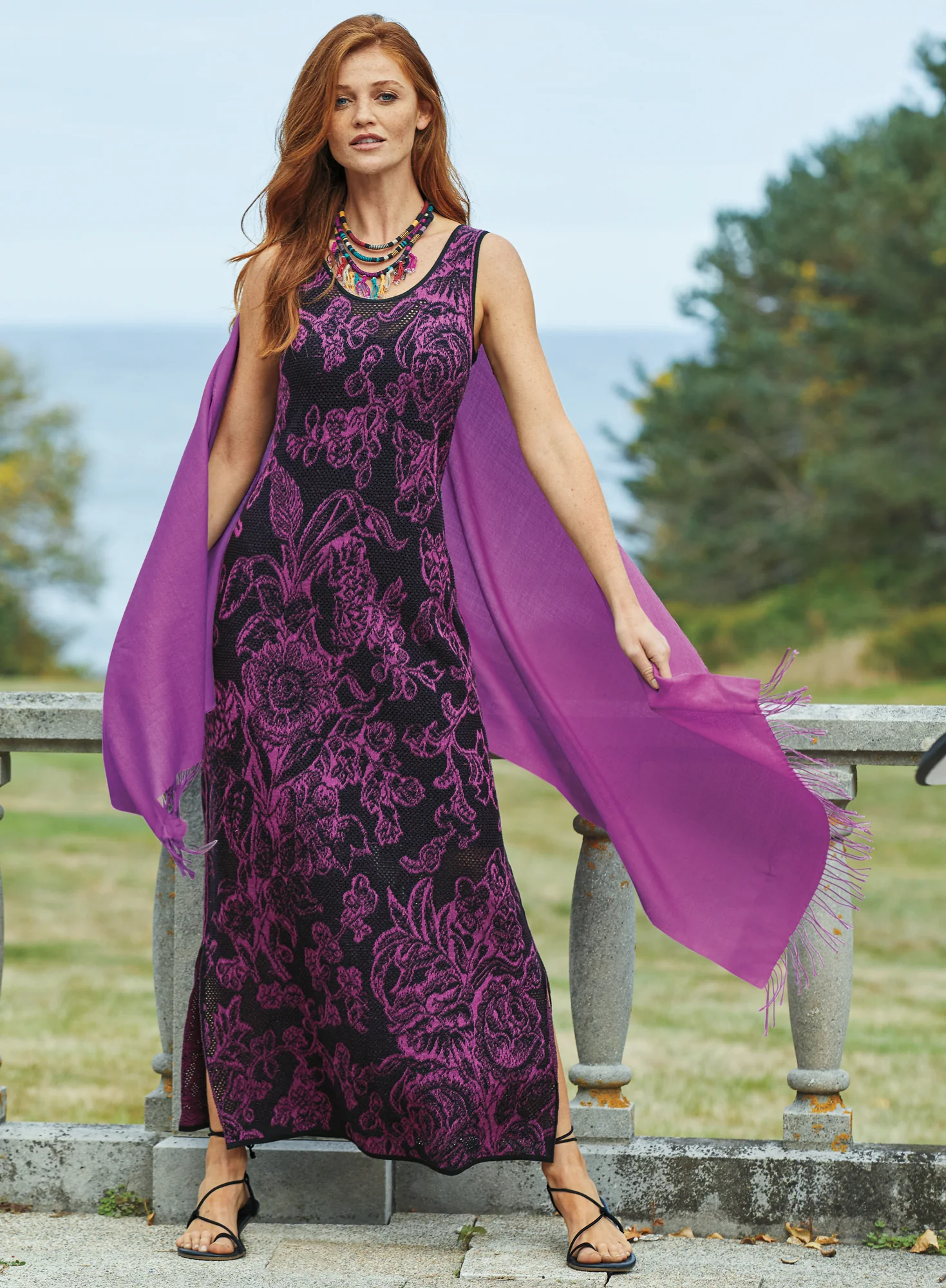 Damask Rose Dress