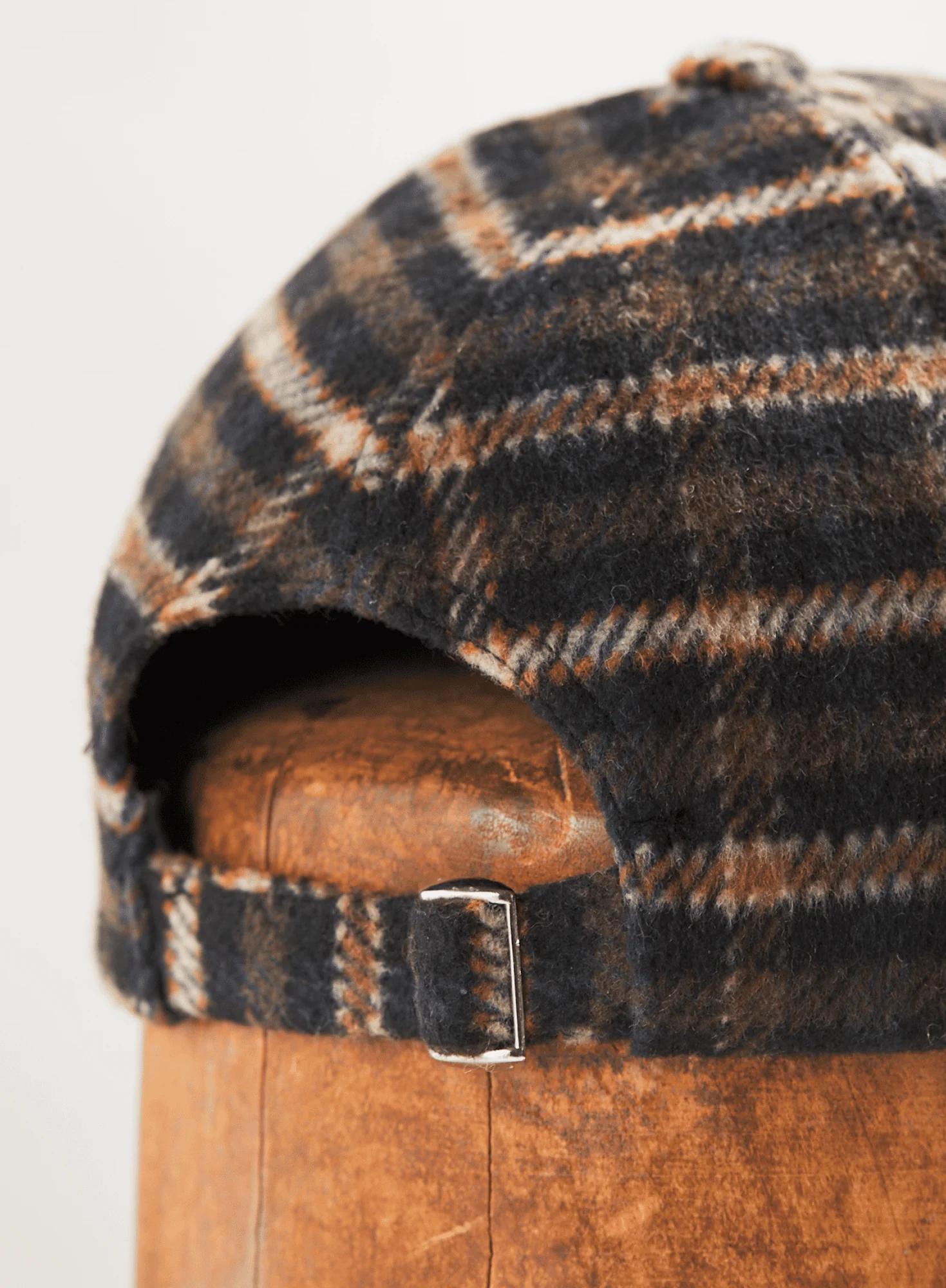 Dark Plaid Cap - Image 2