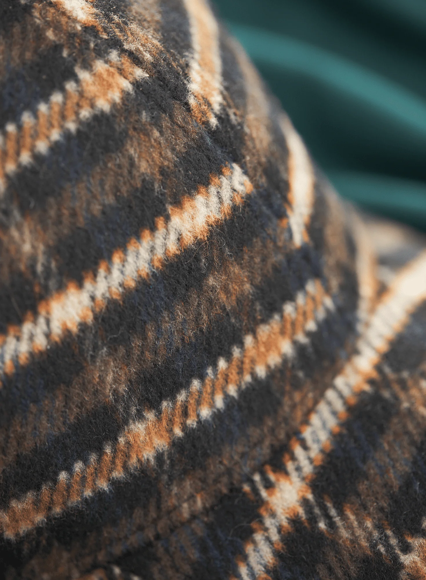 Dark Plaid Cap - Image 3