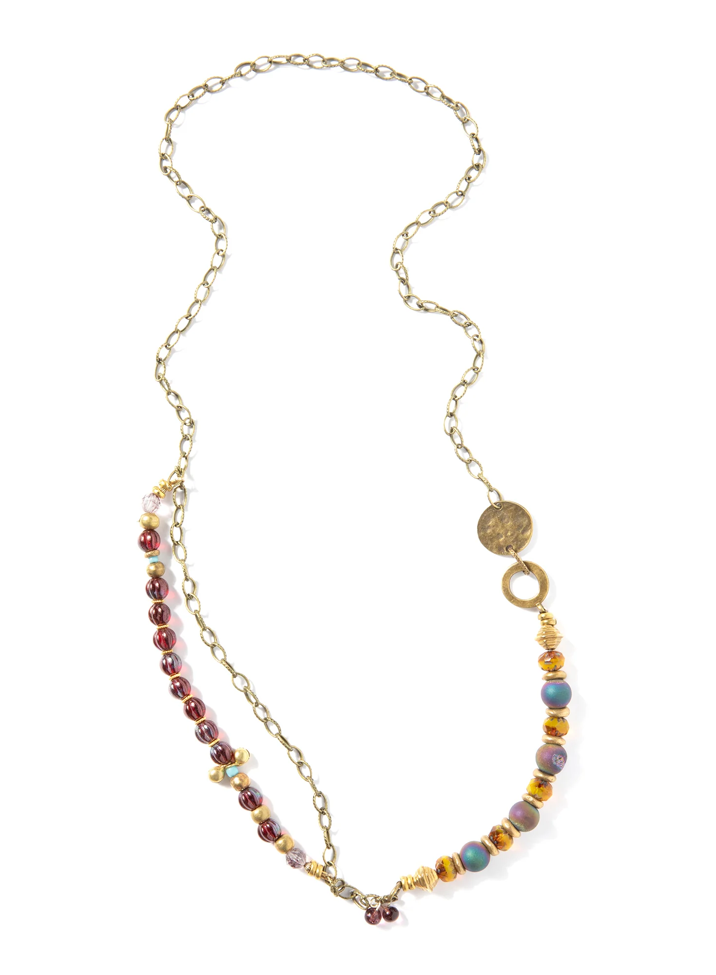 Delfina Mixed Bead Necklace