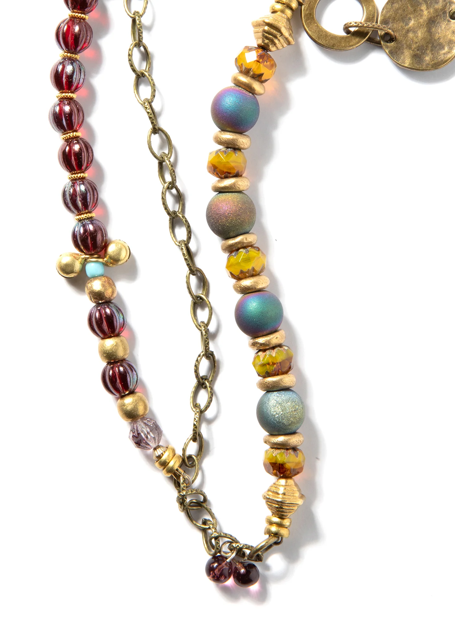 Delfina Mixed Bead Necklace - Image 2