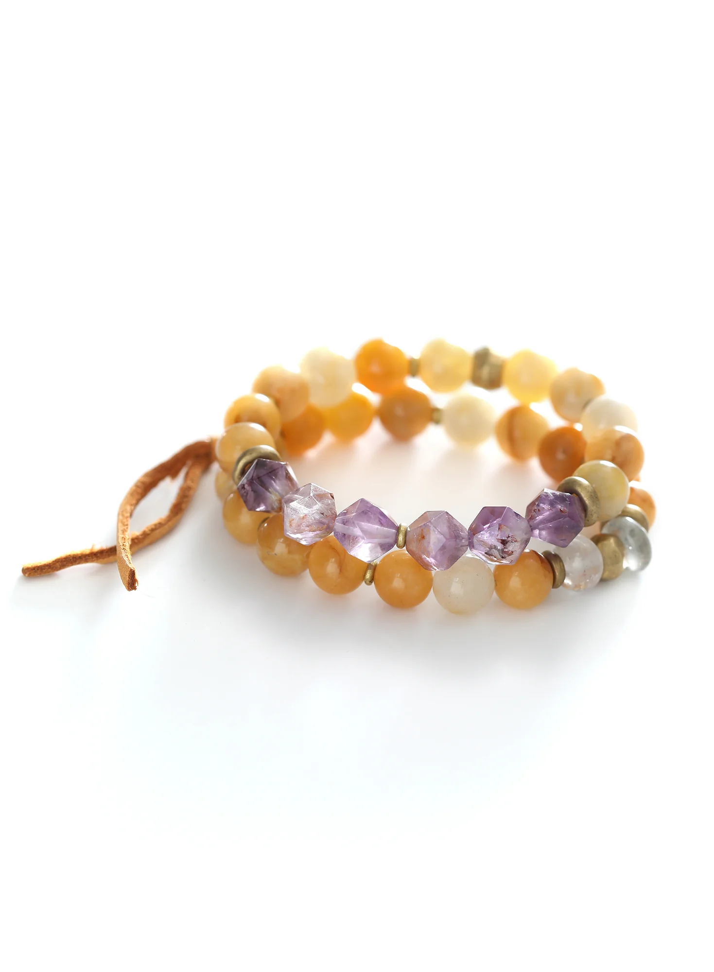 Desert Sands Stretch Bracelets, Set Of 2