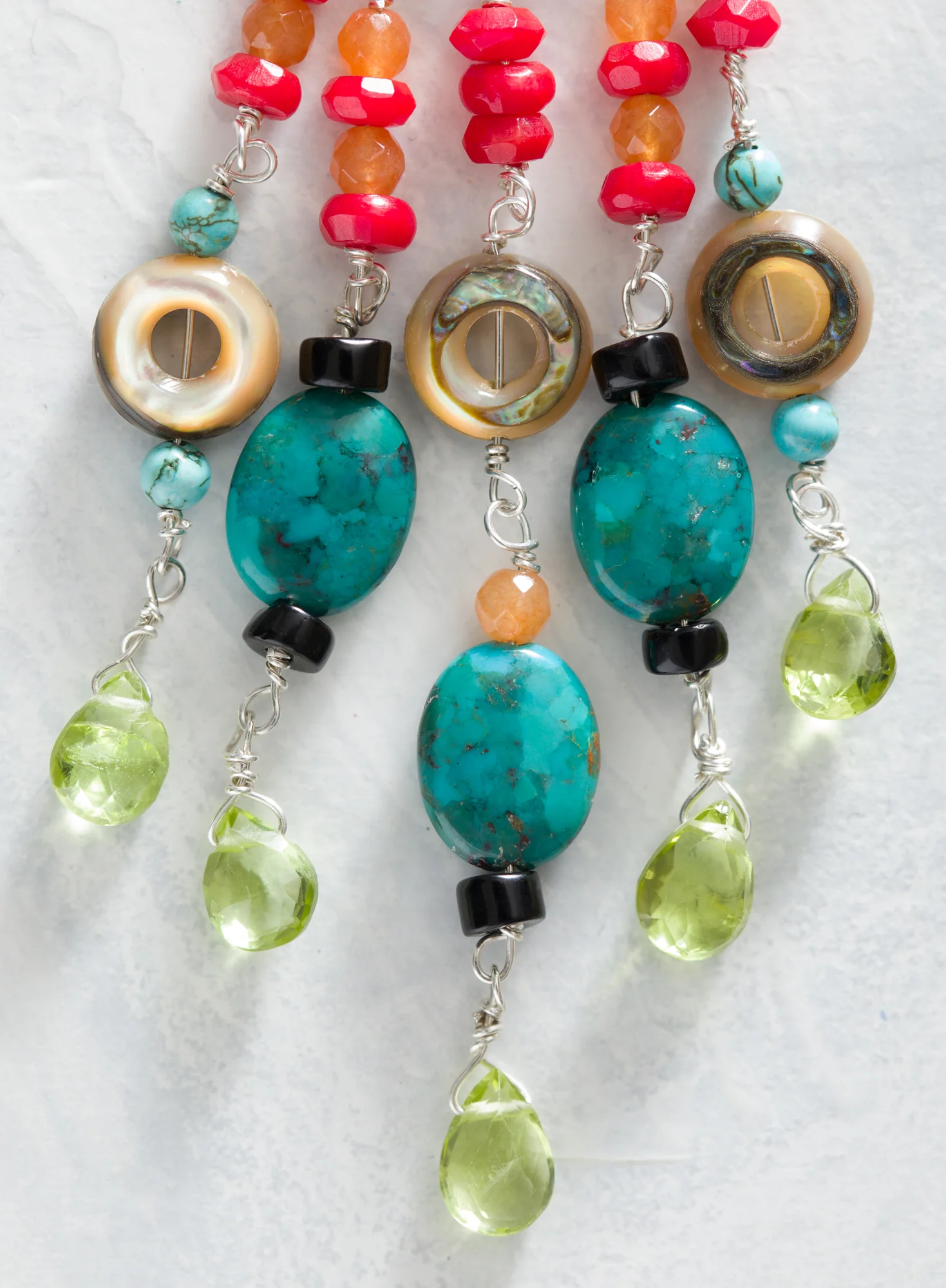 Desert Sunrise Hoop Earrings - Image 2