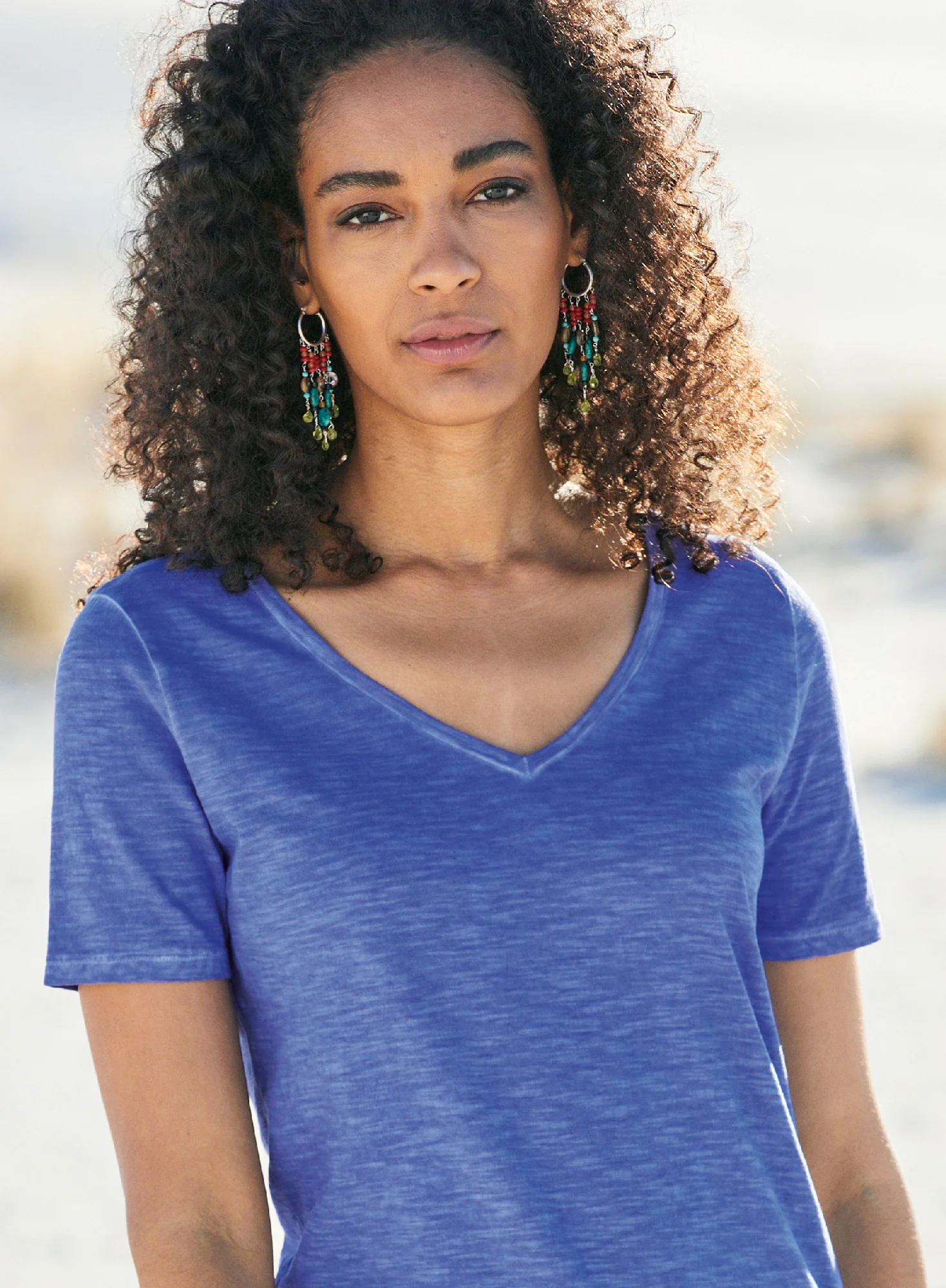 Desert Sunrise Hoop Earrings - Image 3