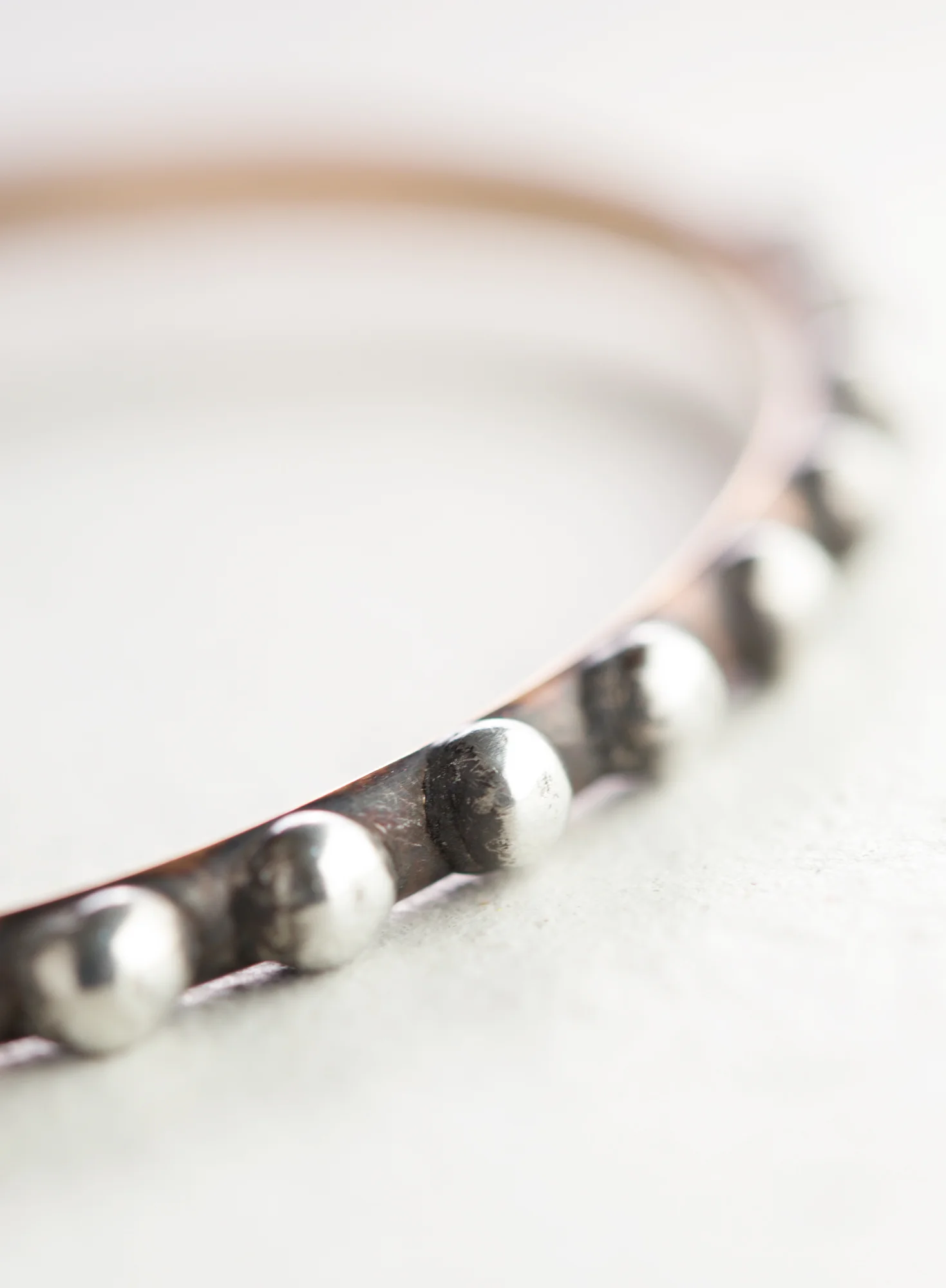 Dotted Brass Bangle - Image 2