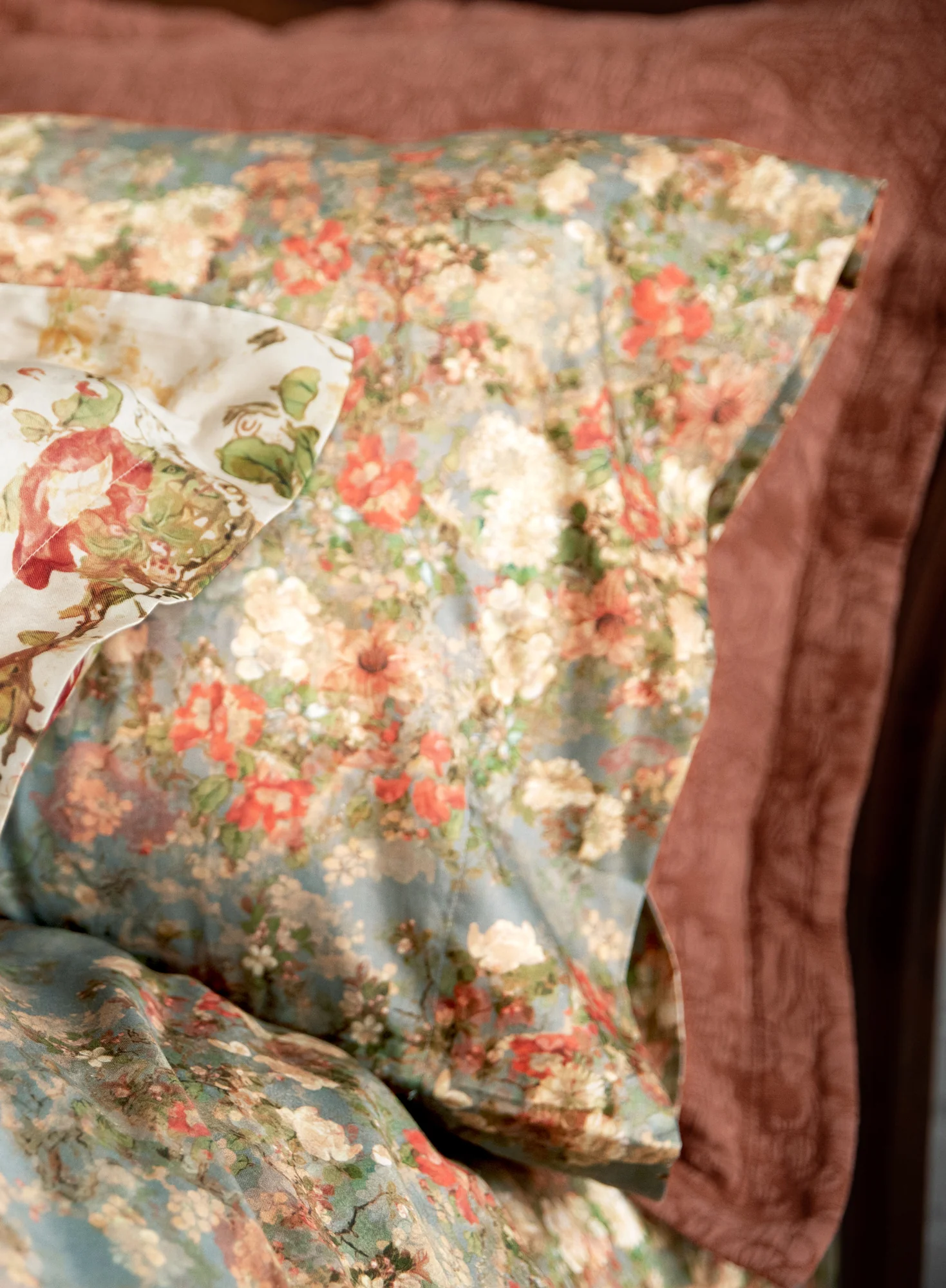 Dusk Hokkaido Flower Pillowcase Set Of 2