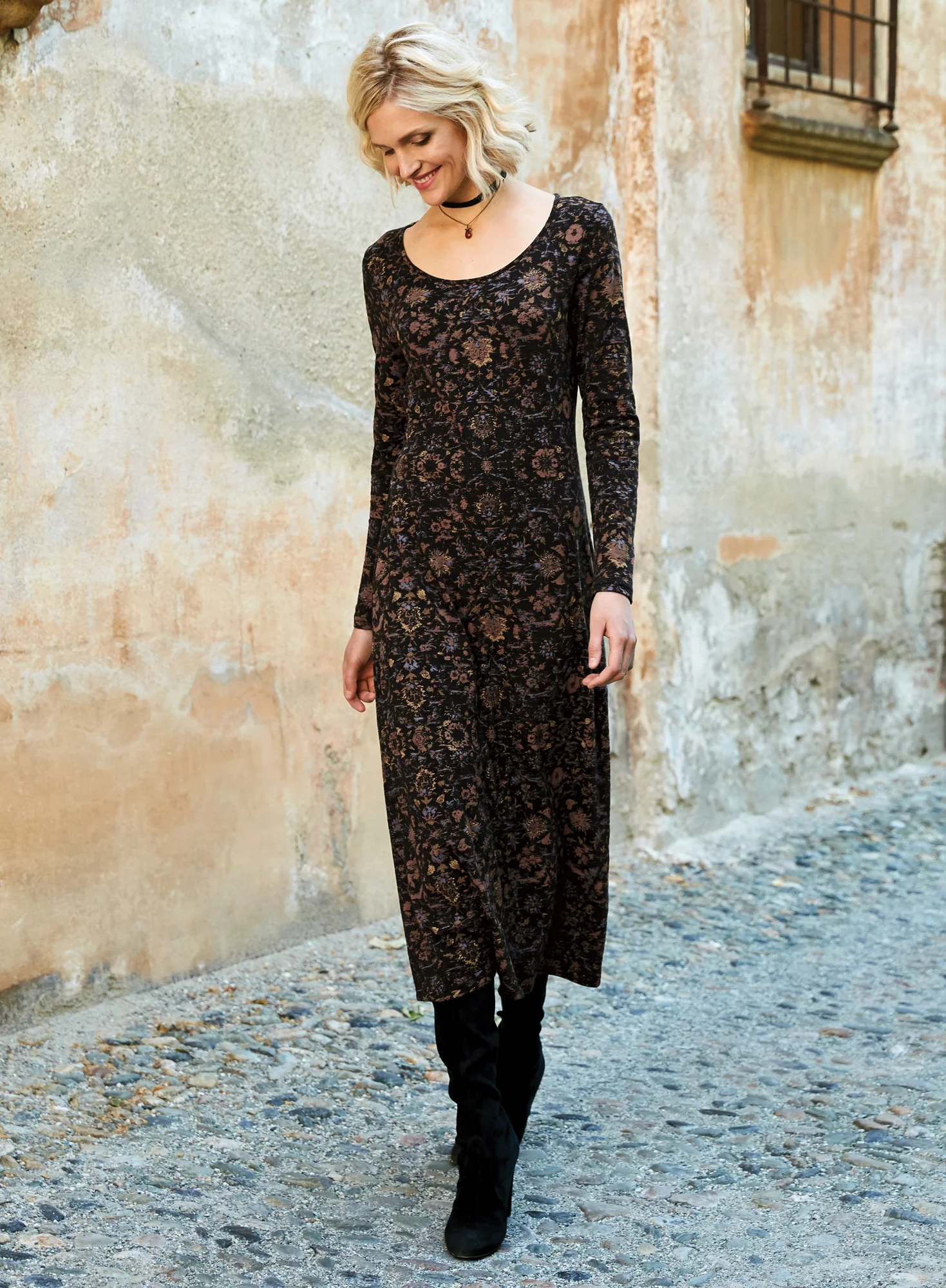 Dynasty Floral Dress - Image 2