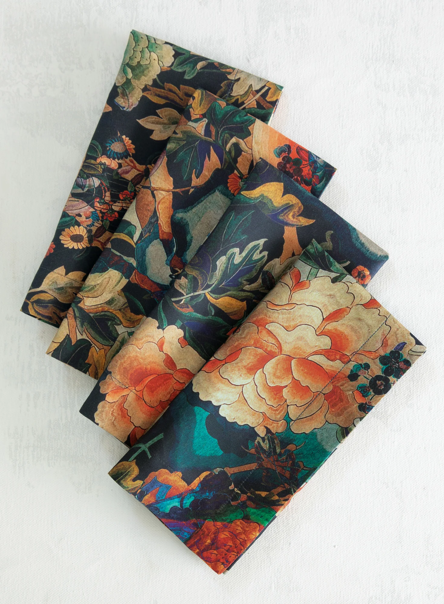 Dynasty Floral Napkins, Set Of 4 - Image 5
