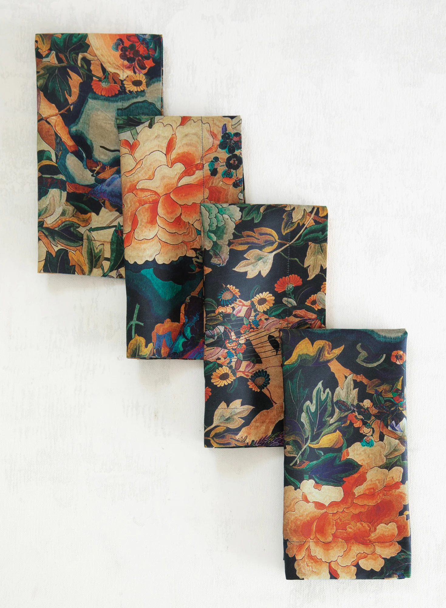 Dynasty Floral Napkins, Set Of 4 - Image 6