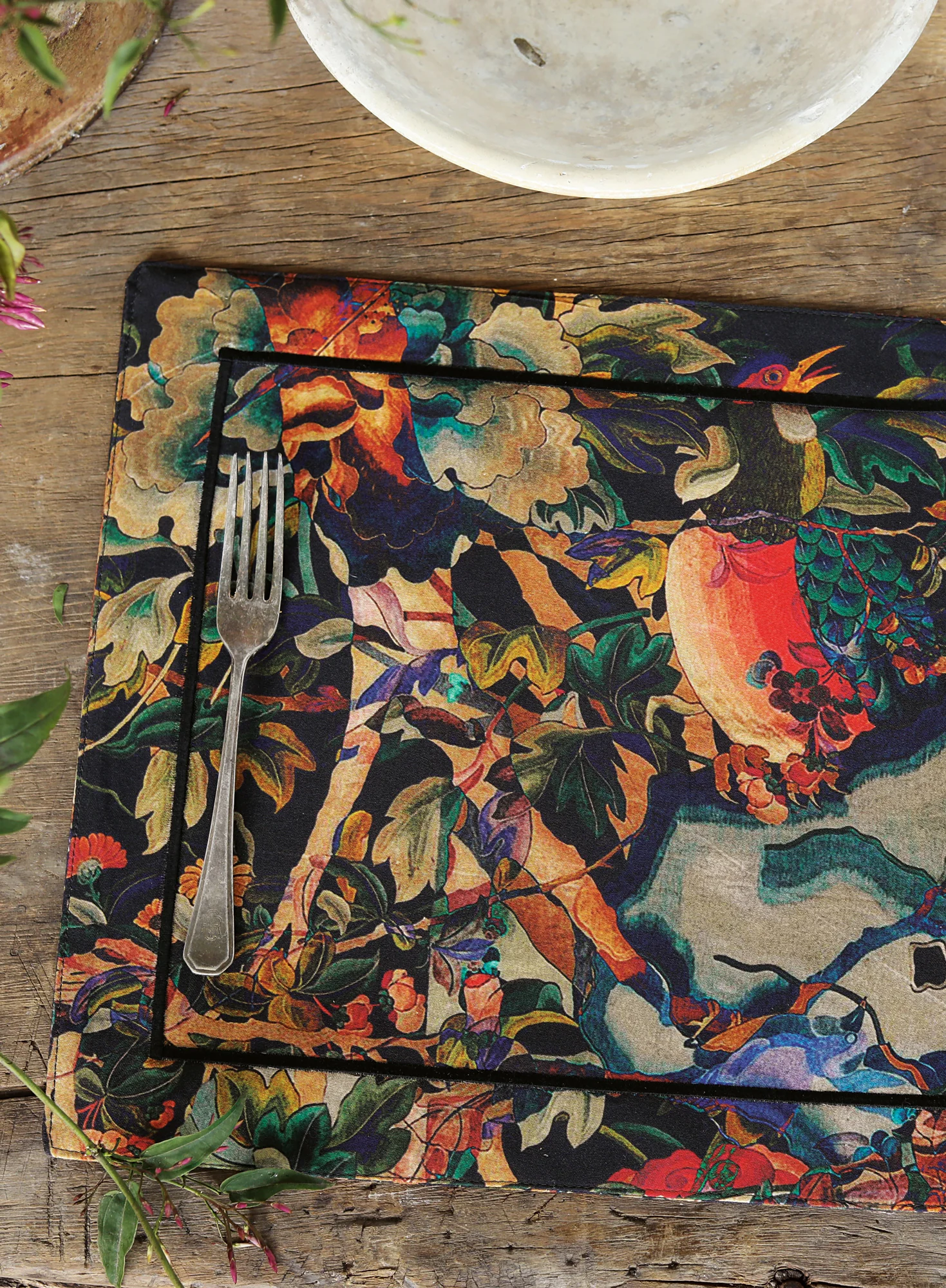 Dynasty Floral Placemats, Set Of 4 - Image 5