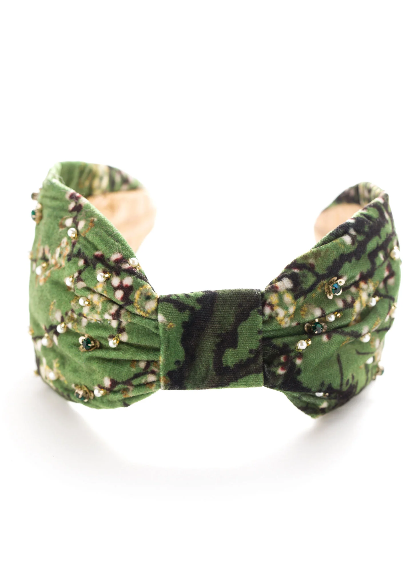 Emerald Blossom Headband