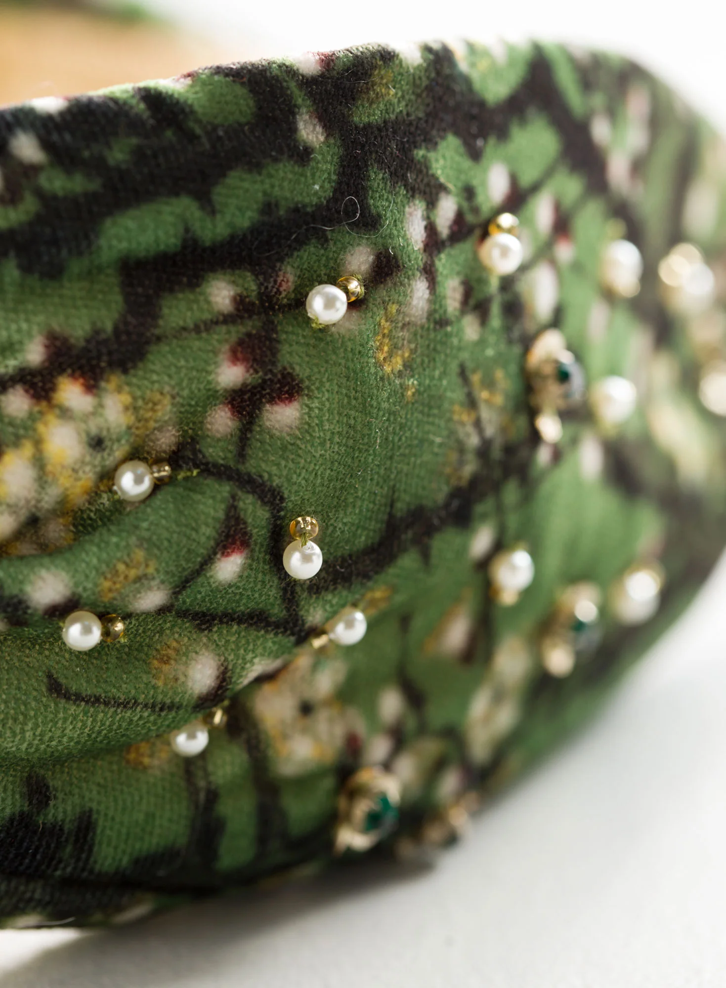 Emerald Blossom Headband - Image 2