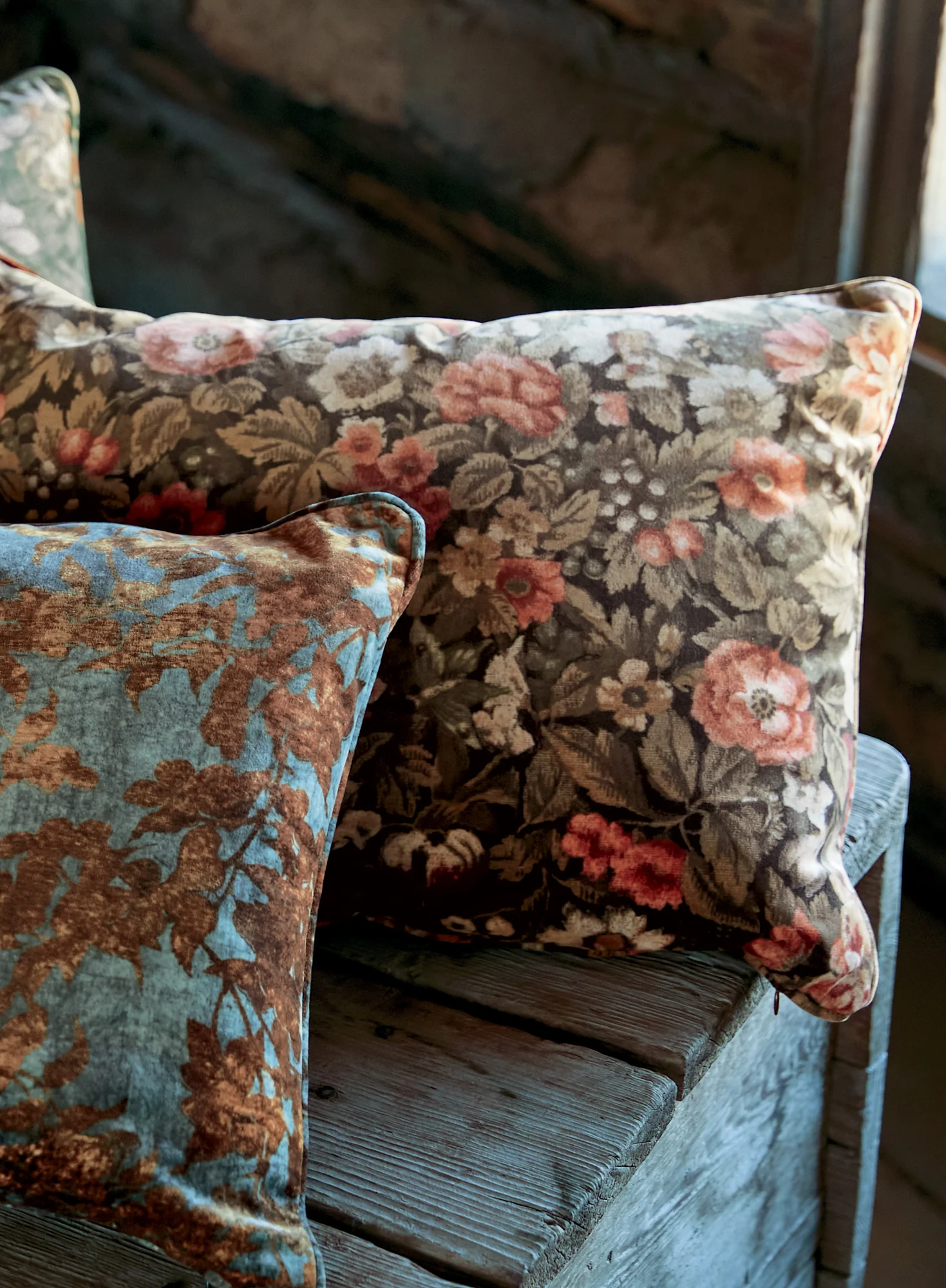 Etched Floral Pillow - Image 2