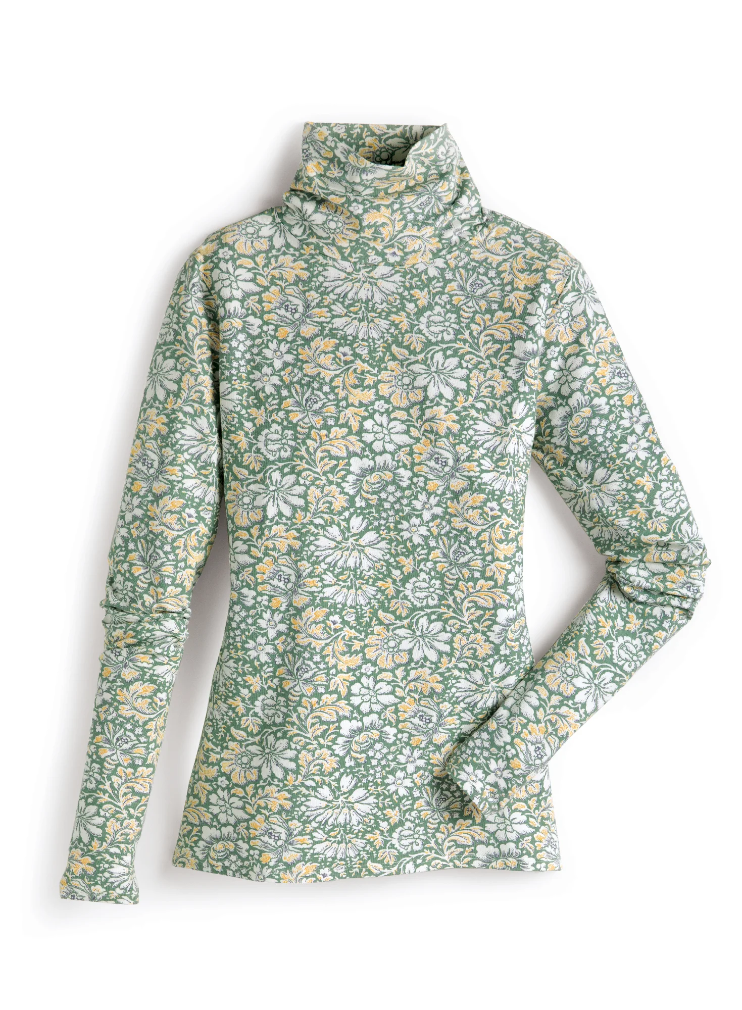 Etched Flowers T-Neck