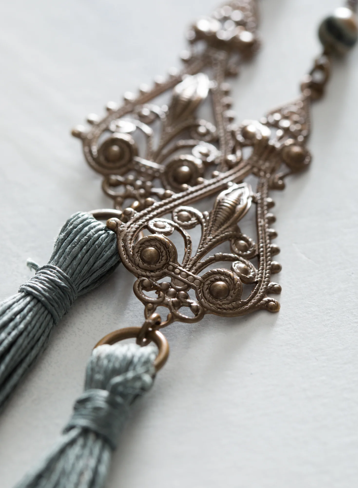 Etruscan Fringe Earrings - Image 2