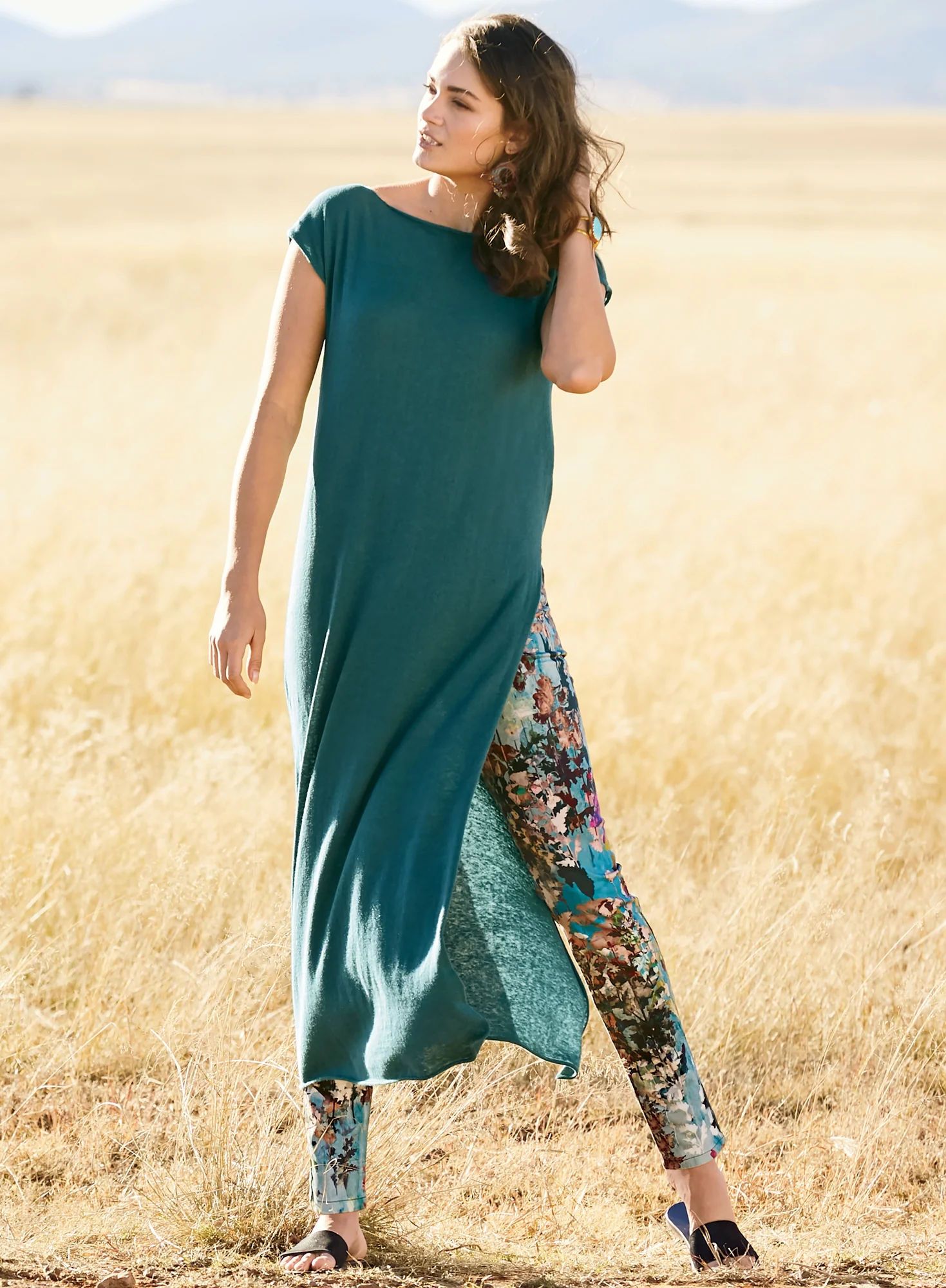 Extreme Side-Slit Tunic