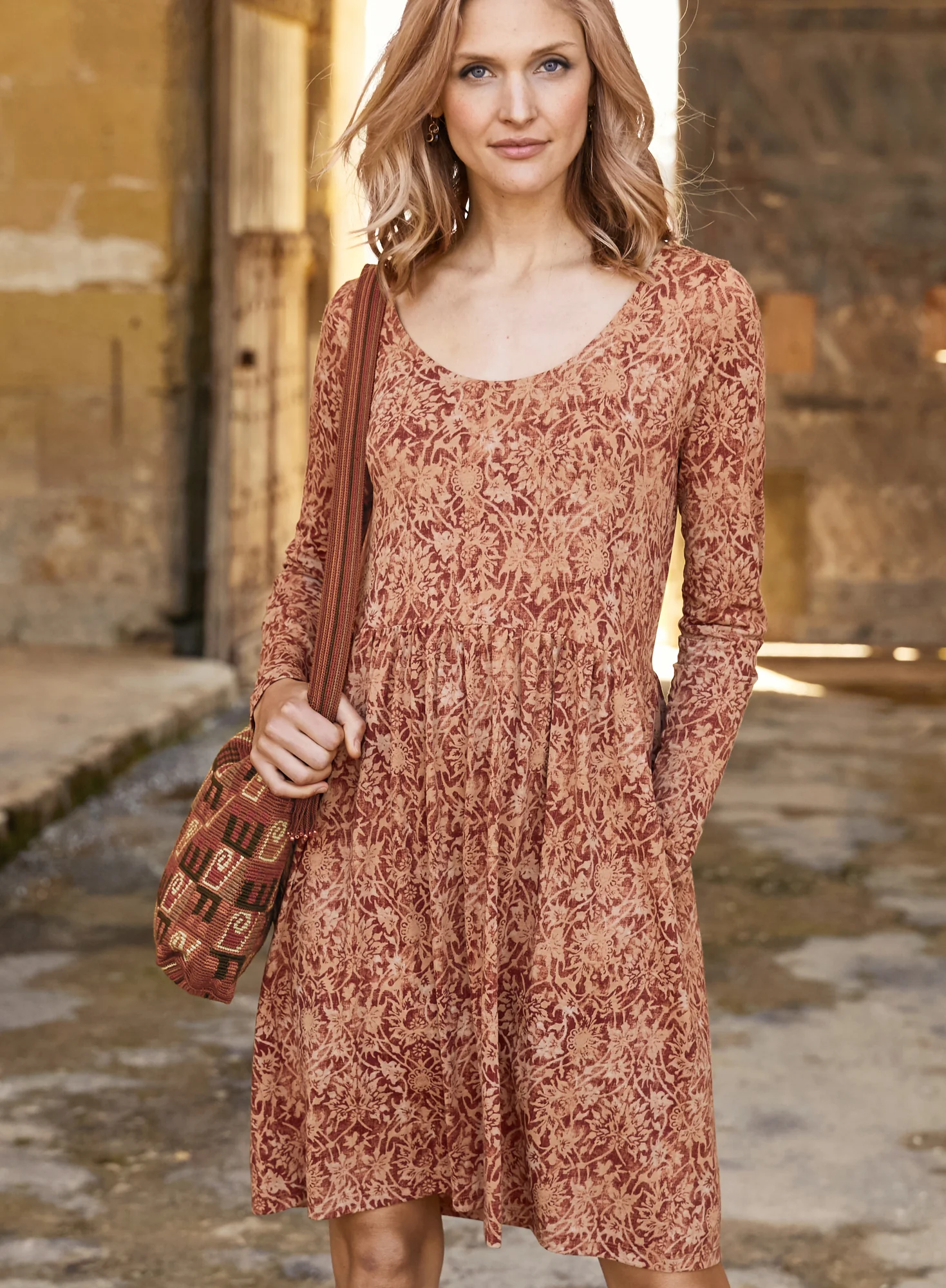 Faded Fresco Dress - Image 4