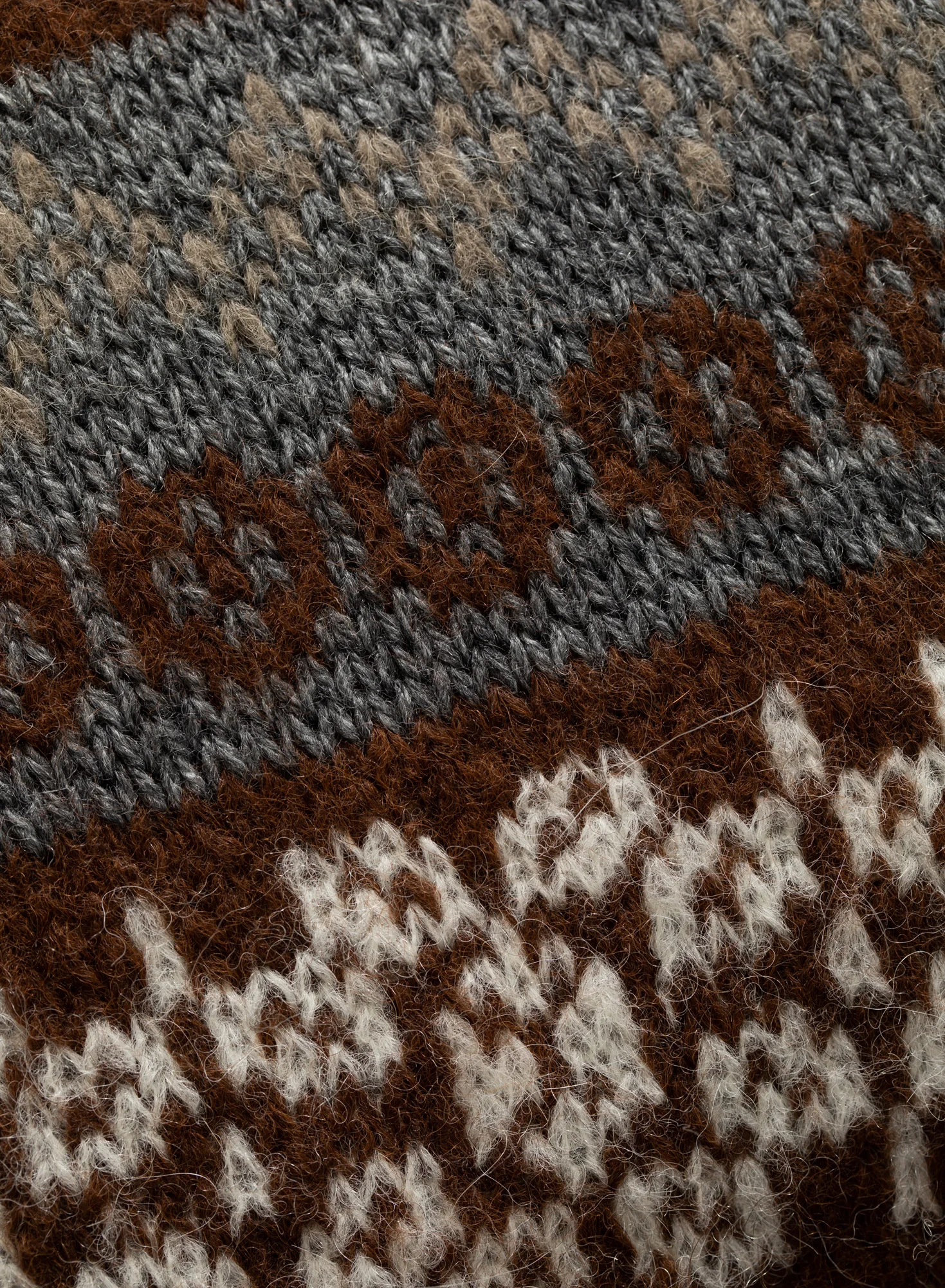 Fair Isle Knit Pillow - Image 3