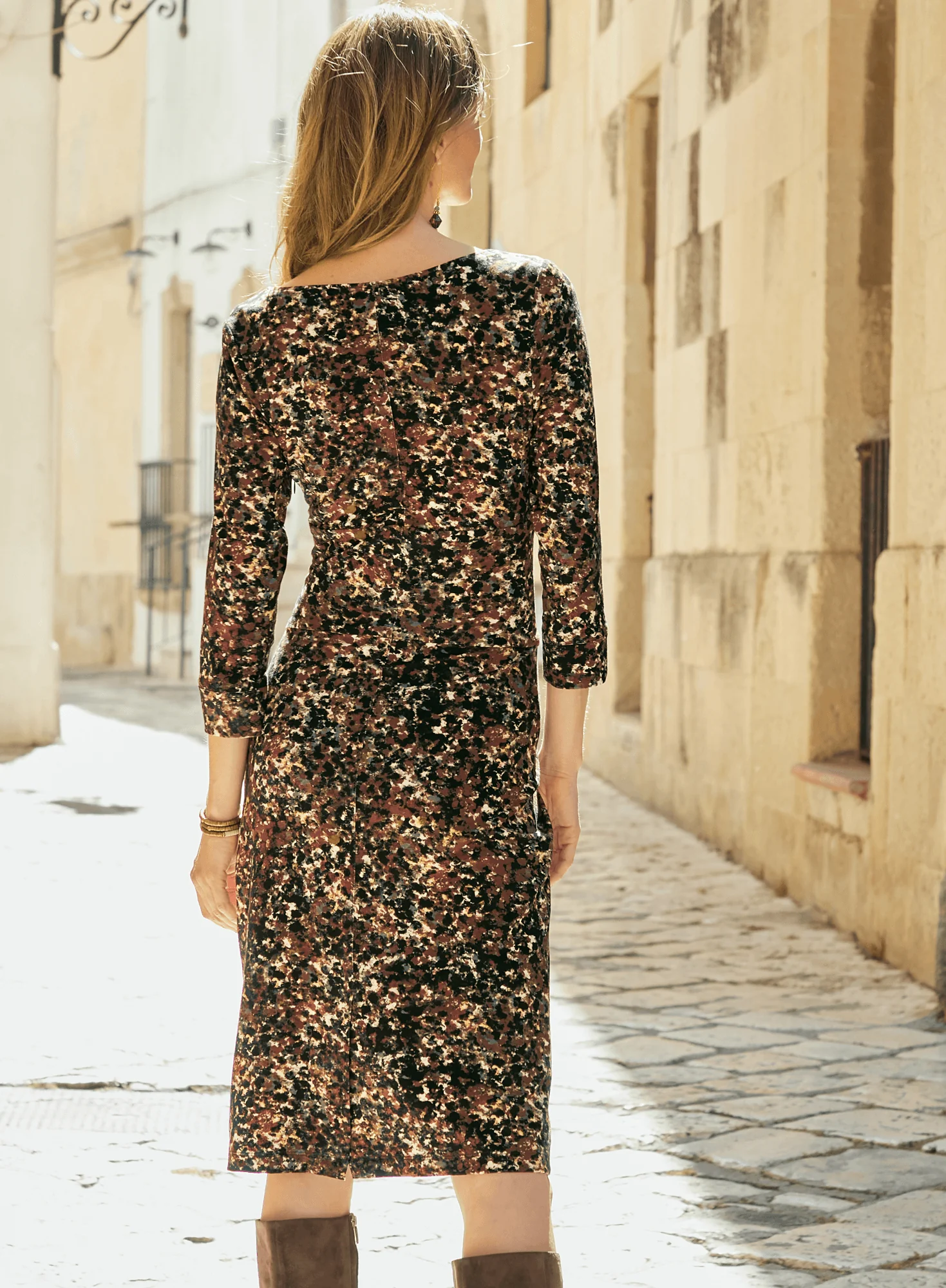 Faunal Abstract Dress - Image 2