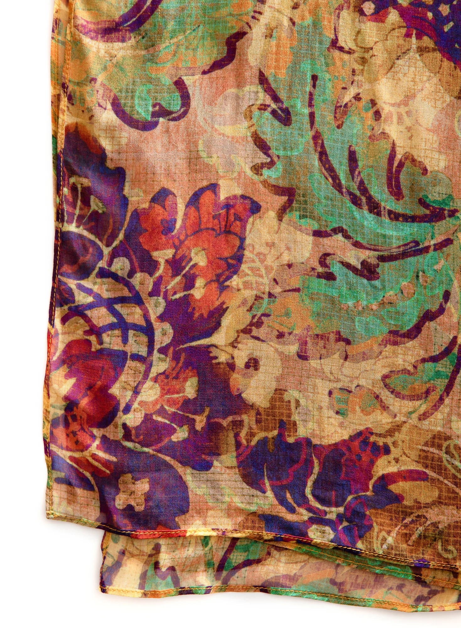 Fauve Floral Scarf - Image 4