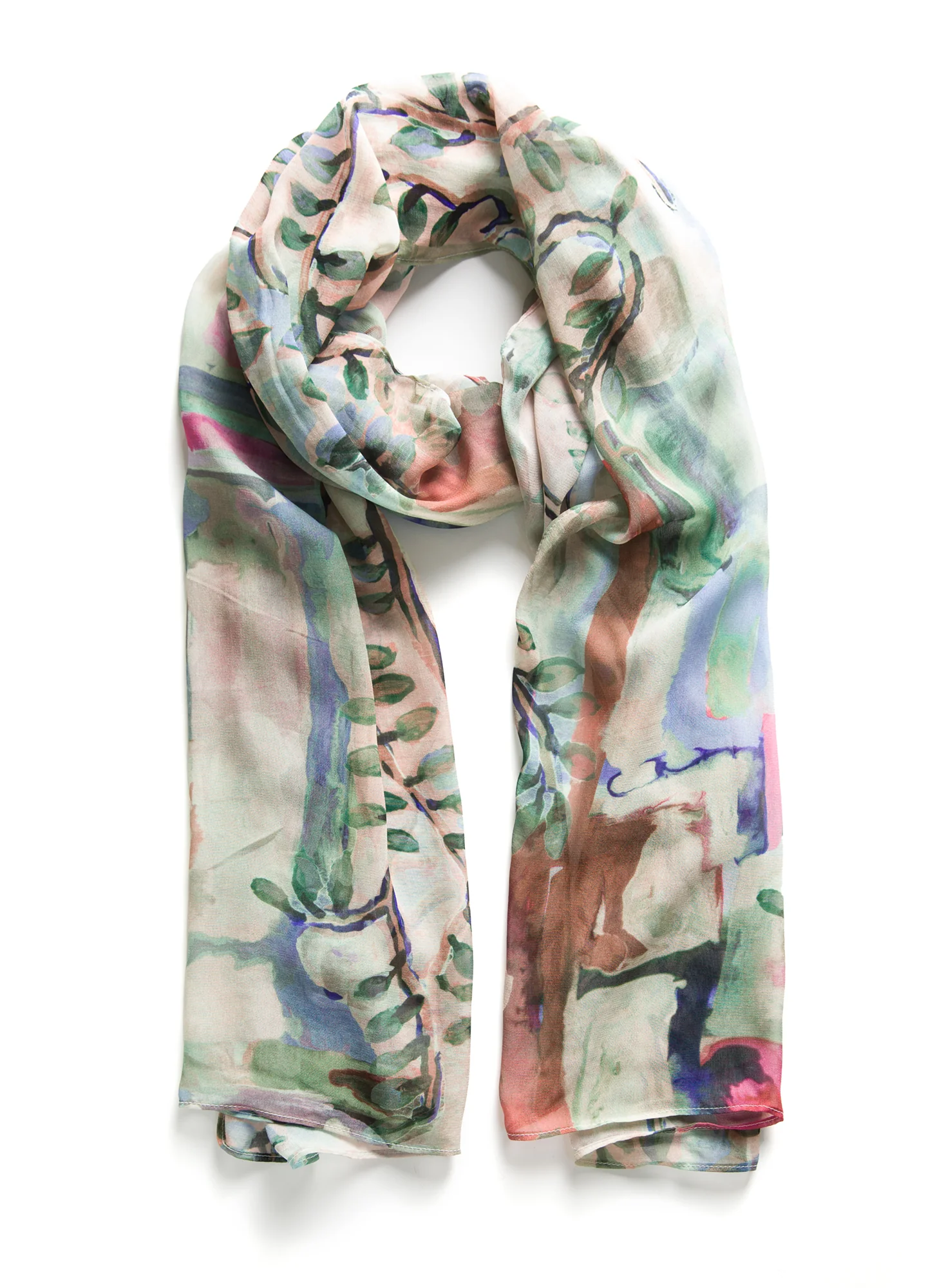 Fauvist Chiffon Scarf