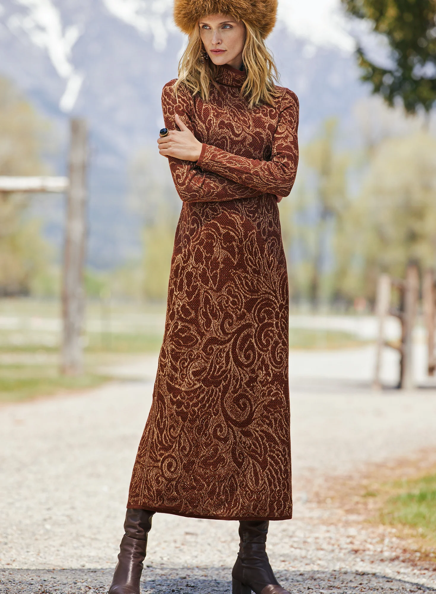 Firenze T-Neck Dress