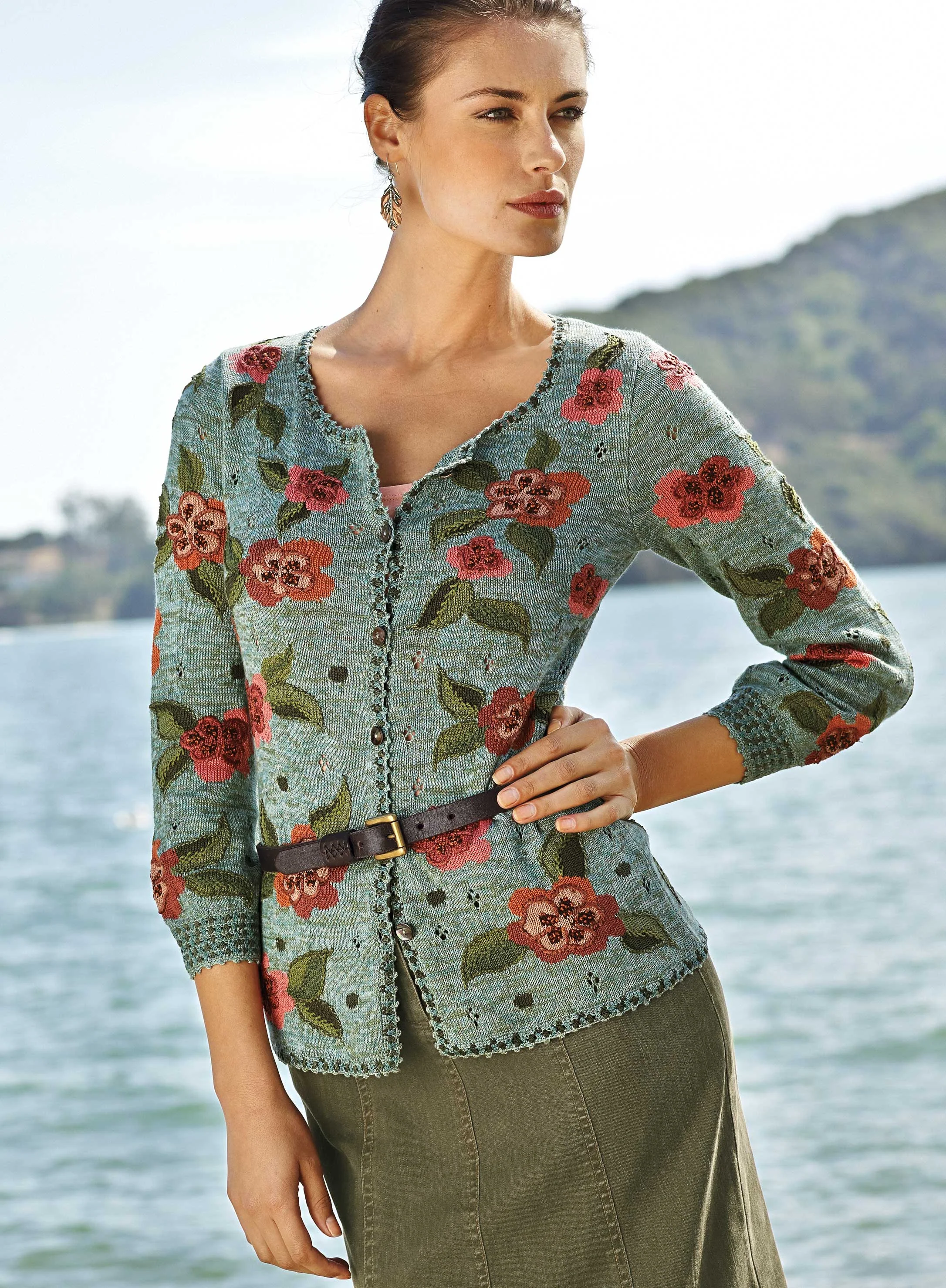 Floating Rose Cardigan - Image 2