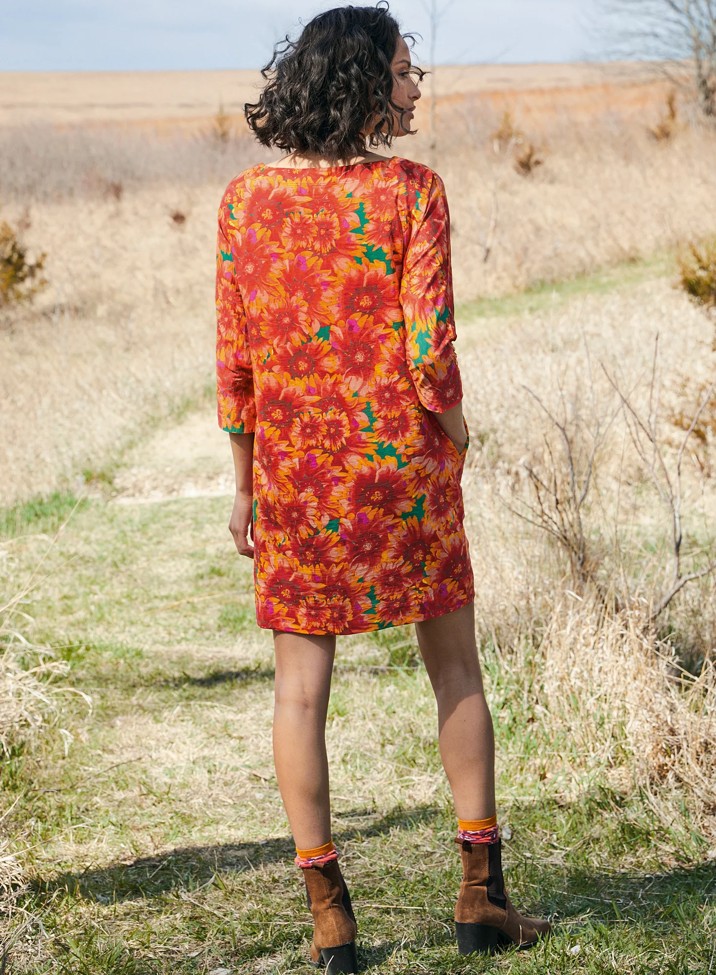Floral Fresco Tunic-Dress - Image 2