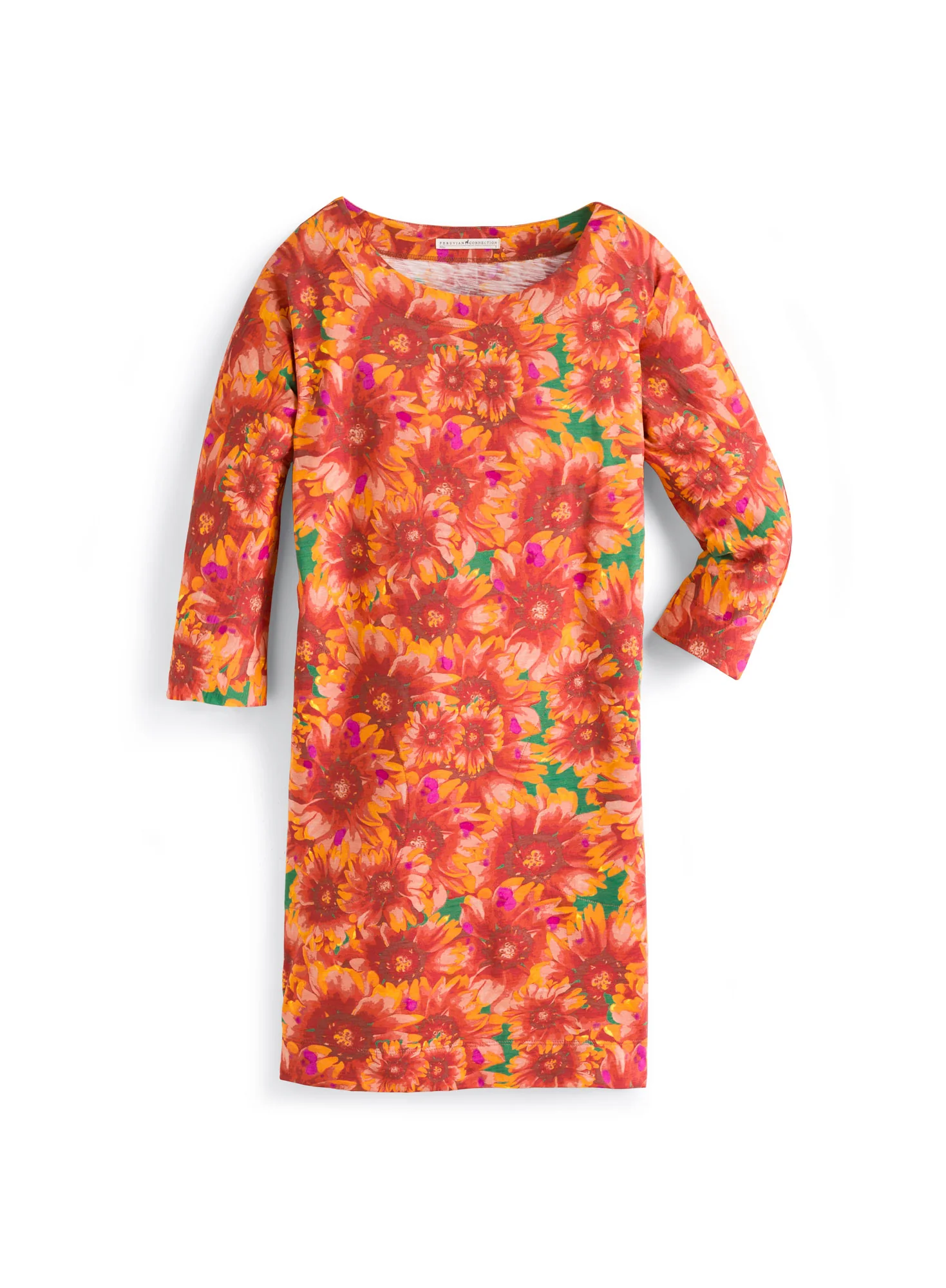 Floral Fresco Tunic-Dress - Image 4