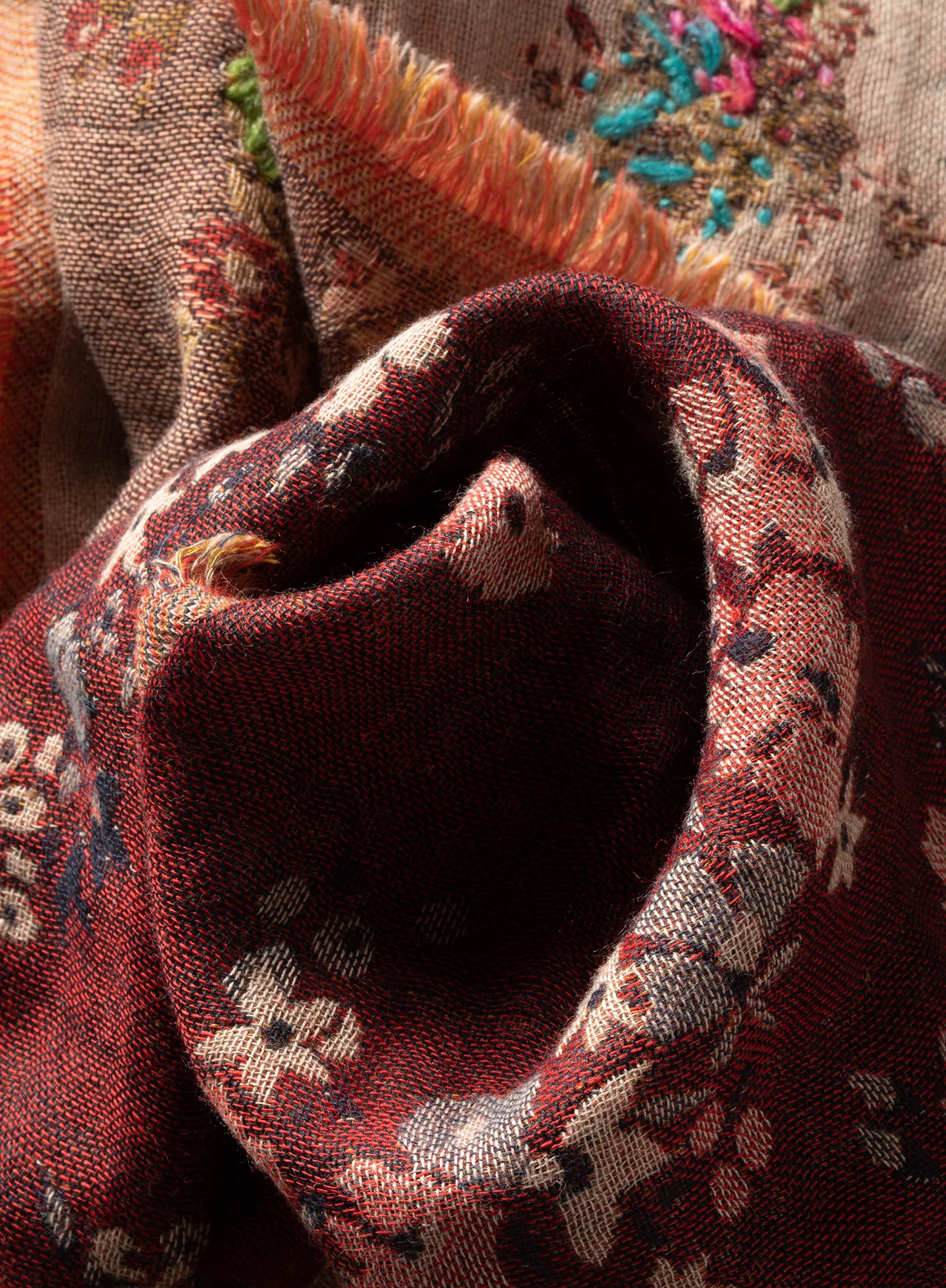 Floral Patchwork Shawl - Image 2