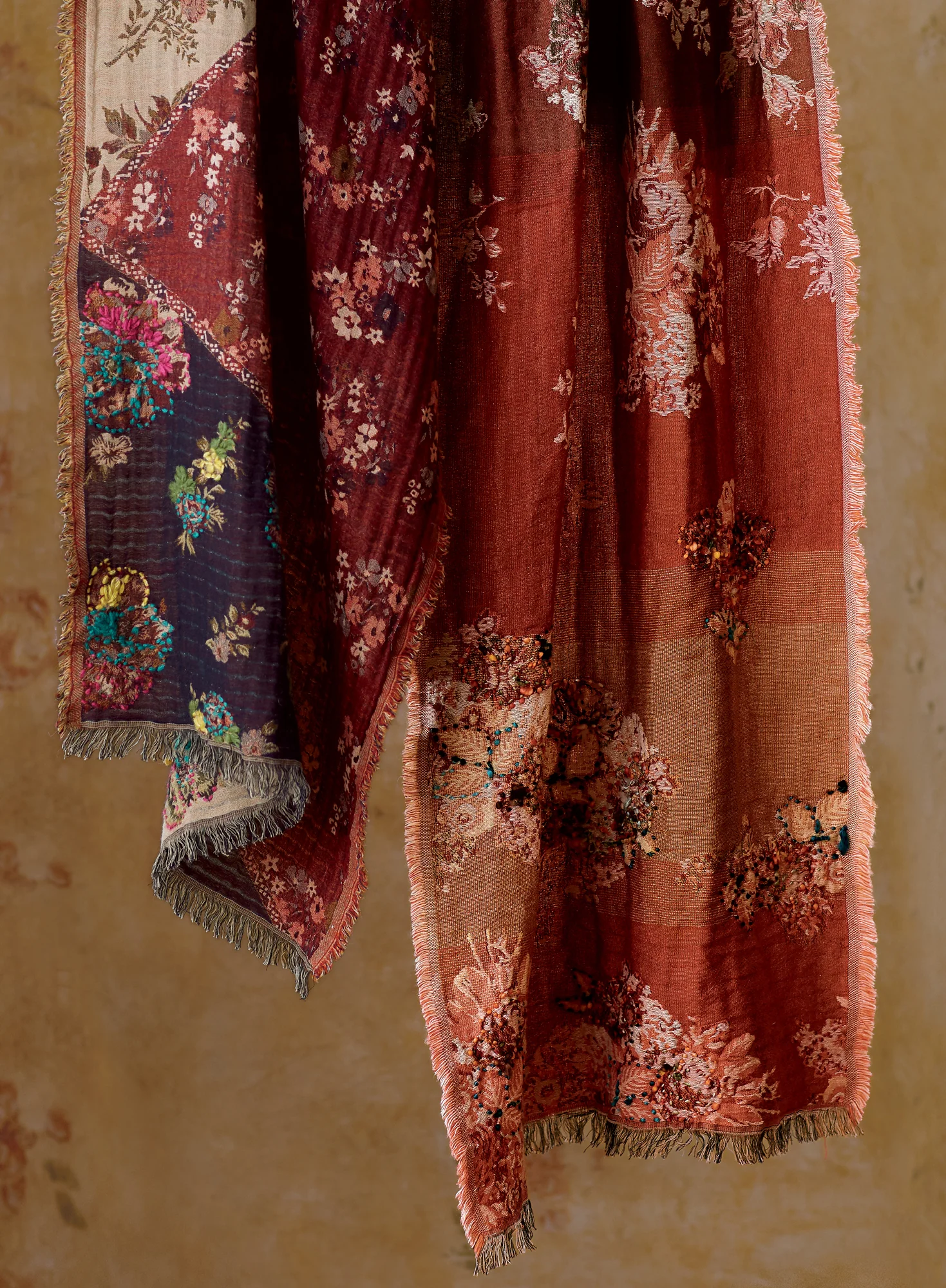 Floral Patchwork Shawl - Image 3